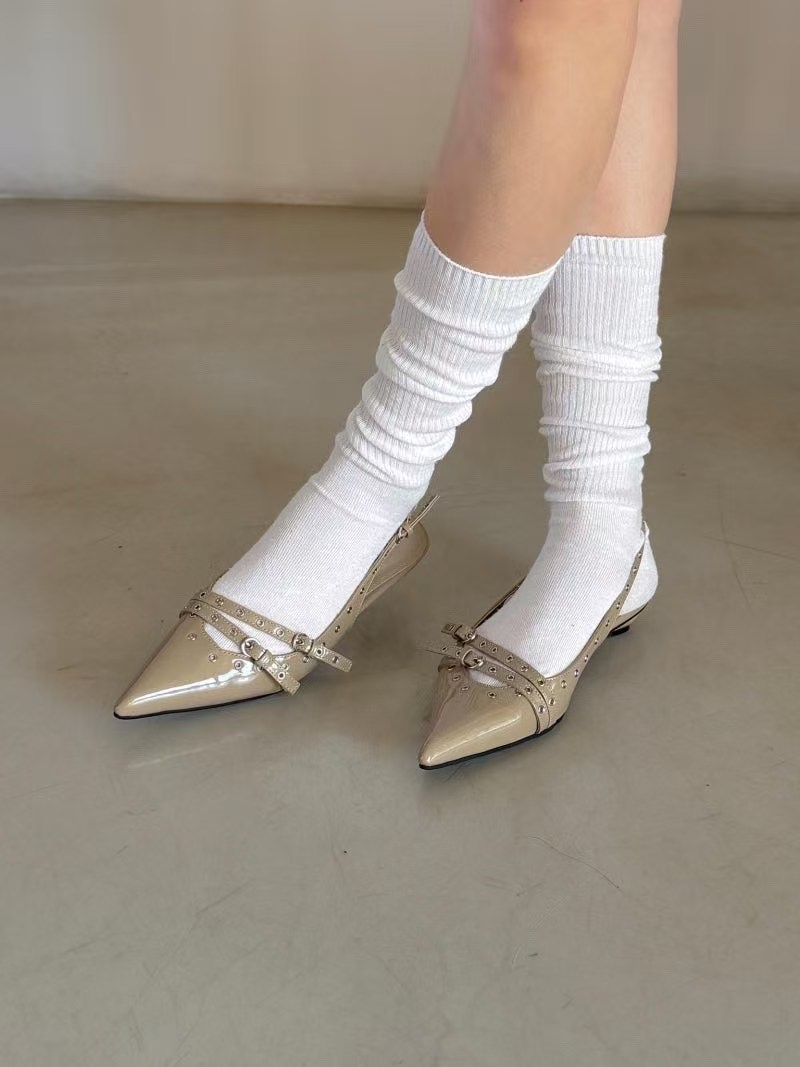 26SS/ 2.5CM DOUBLE STRAP BUCKLE HEELS