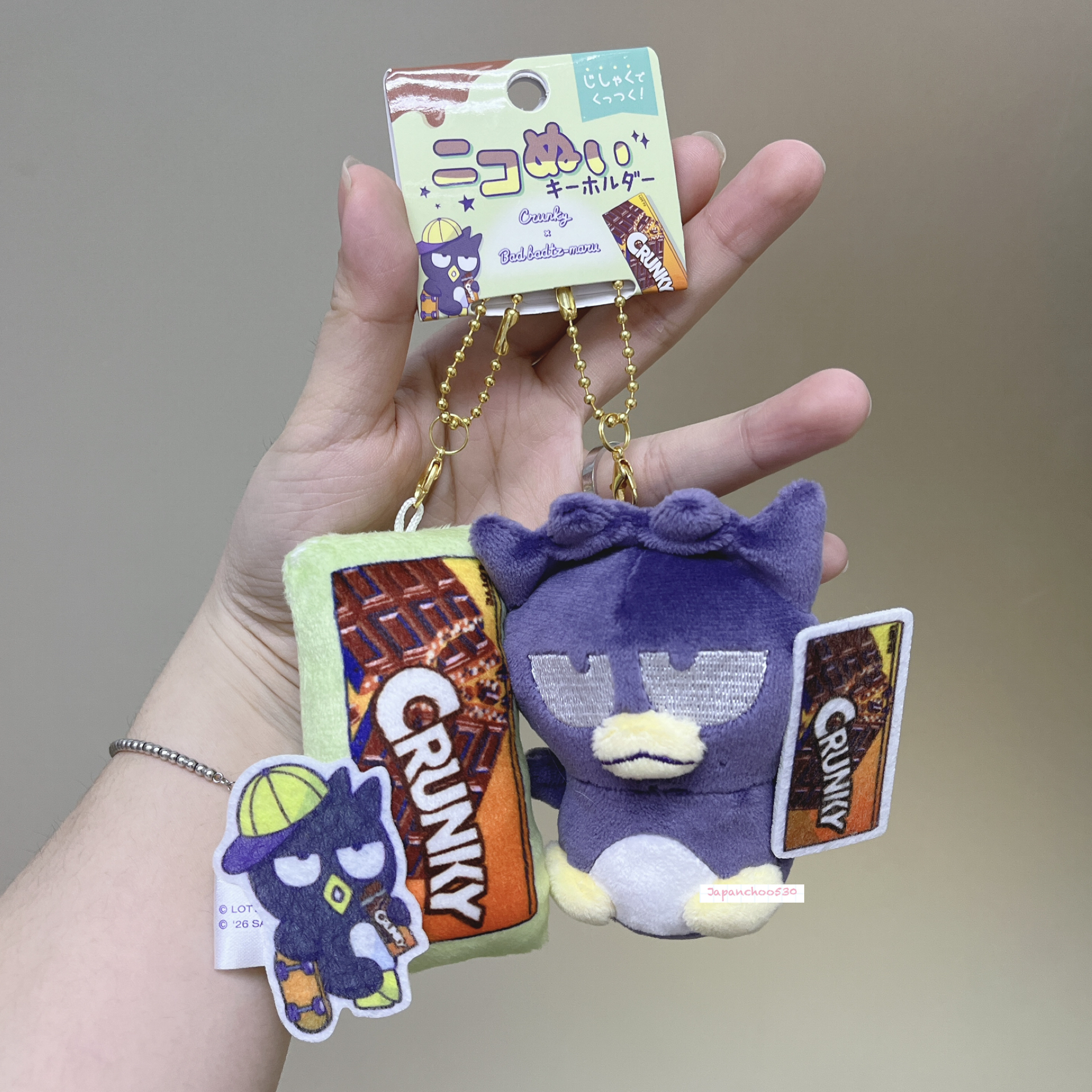 日本預訂/現貨📍日本Sanrio x 零食造型磁石公仔吊飾