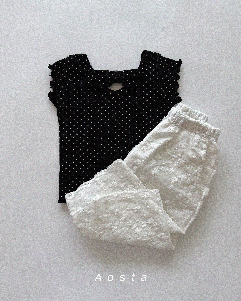 Aosta | lace pants (Ivory/Check 2XL(100-115)