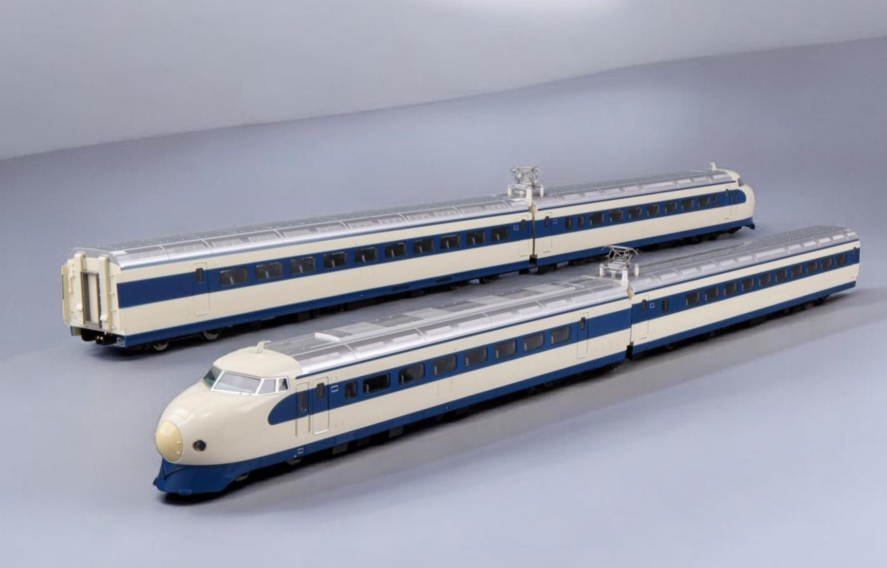 造形村0系新幹線 Zoukei Mura Super Rail Series HO-Scale 基本四節連頭車