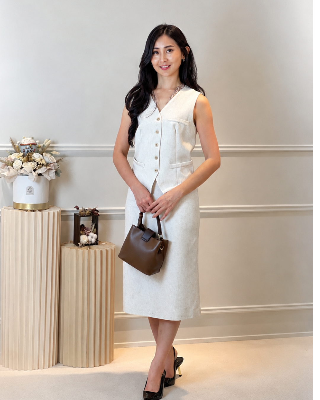 5115  Patricia Chloe Luxe Vest Set Wear 