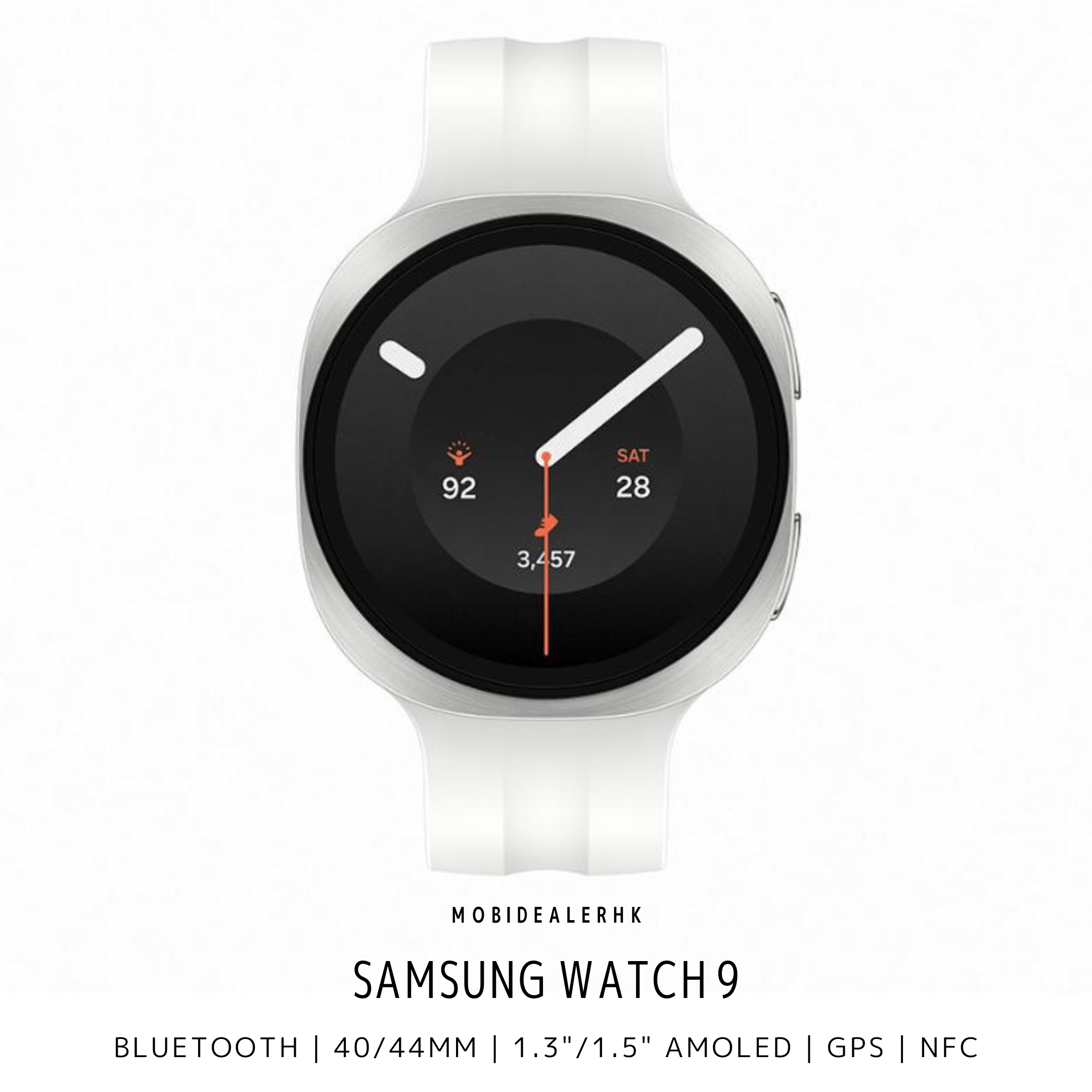 Samsung Galaxy Watch 9 | Bluetooth 藍牙 | 40MM | 智能手錶AMOLED 屏幕 | NFC | GPS | 2+32Gb