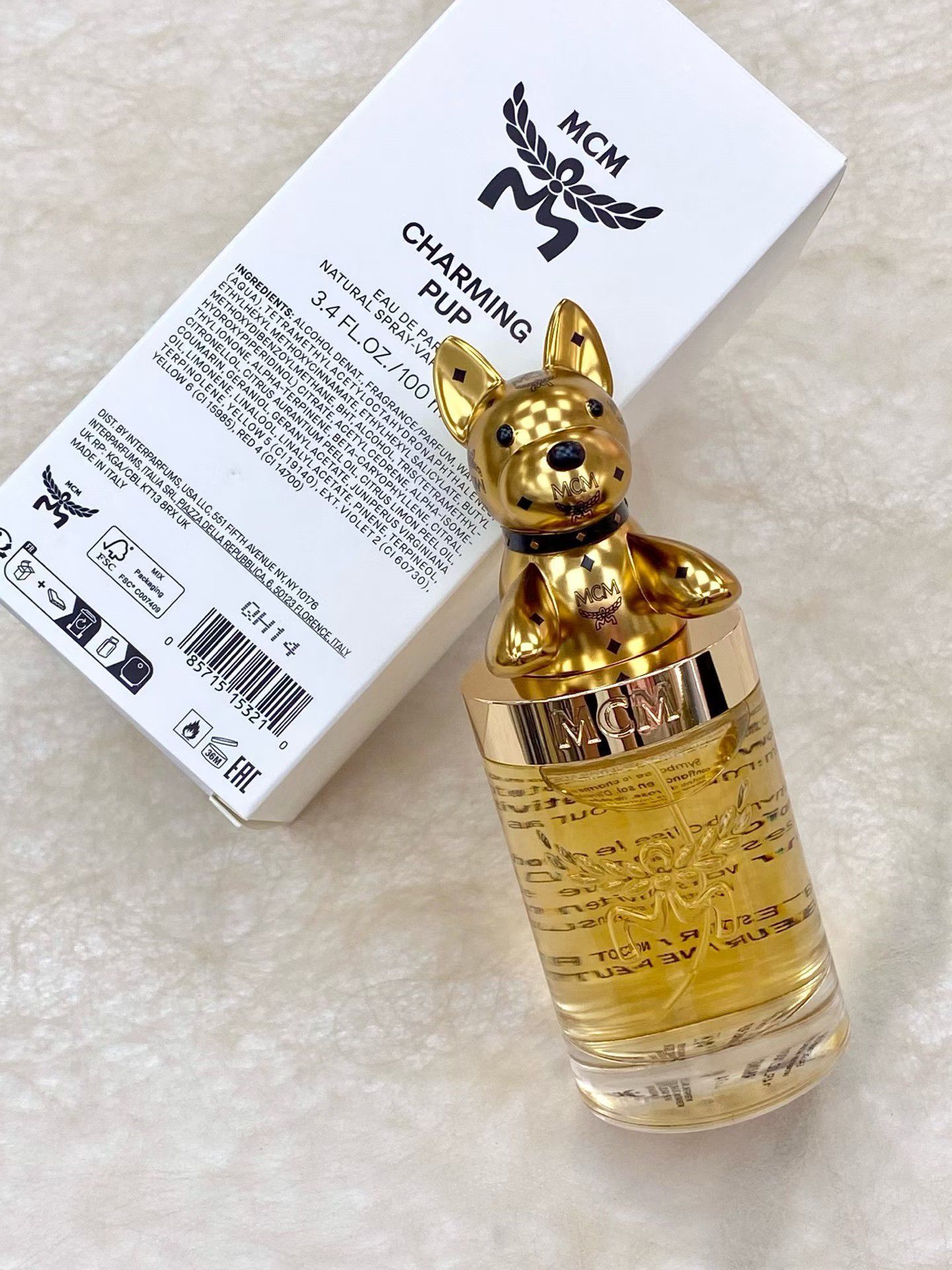 MCM CHARMING PUP Eau De Parfum  MCM 動物狂想曲淡香精-魅力汪汪簡裝100ml 白盒