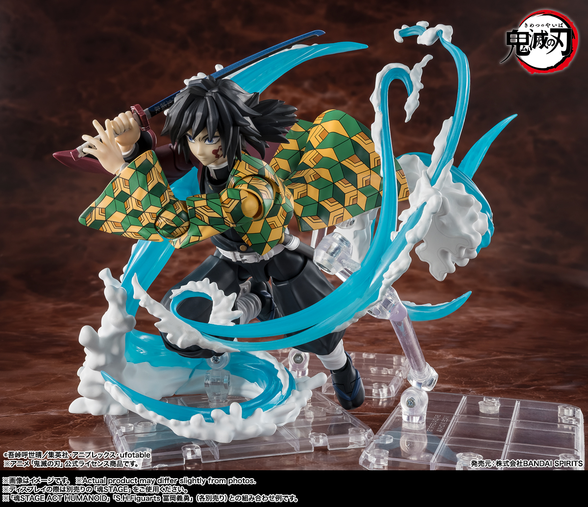 (預訂訂金 $100) (總價 $277) Bandai S.H.Figuarts 鬼滅之刃 水之呼吸特效配件 (行版) SHF Water Breathing Effect Parts Set
