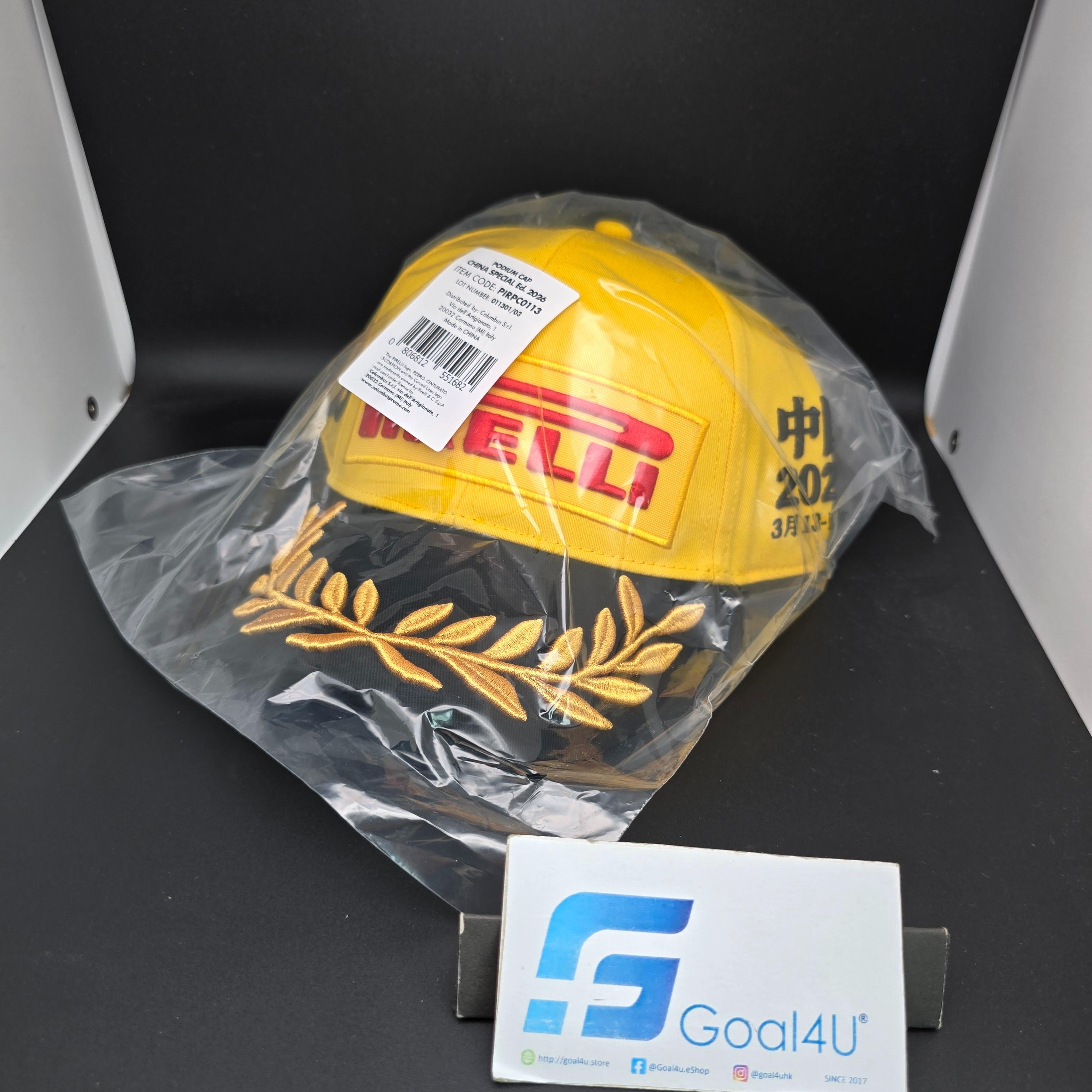 F1 Pirelli倍耐力 2026 中國站特別版 P1冠軍帽 PIRPC0113