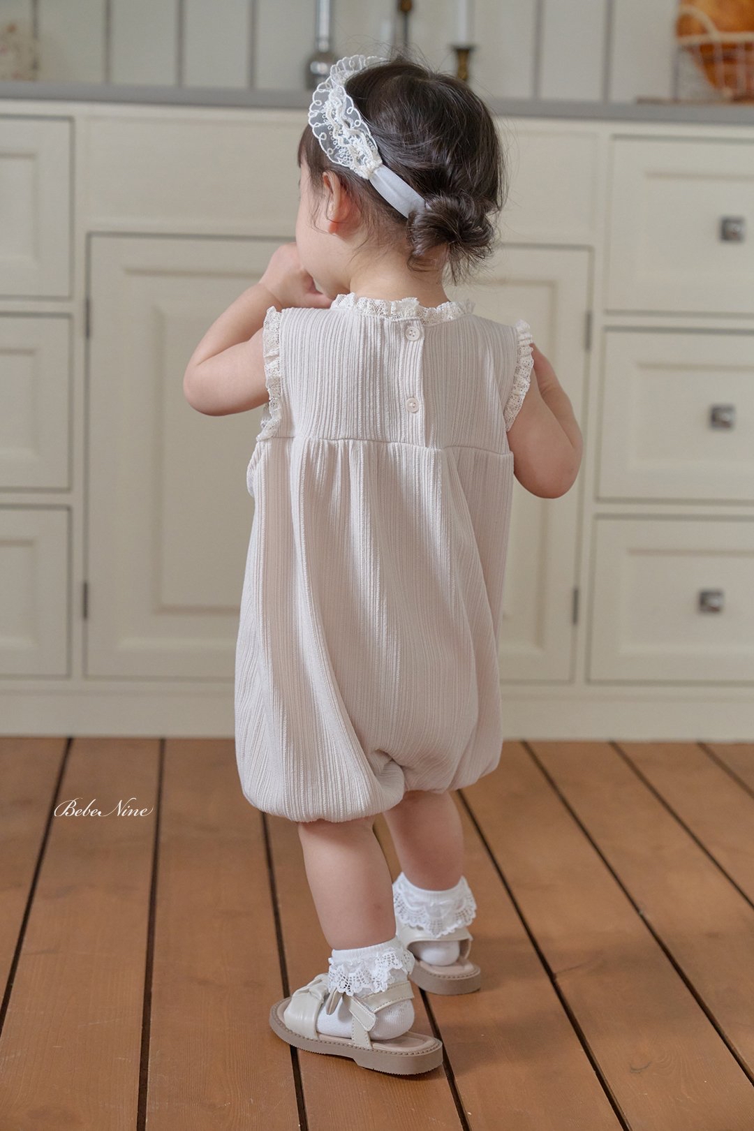 ☀️預訂 韓國直送☀️🇰🇷Bebenine三色蕾絲花邊無袖連身服