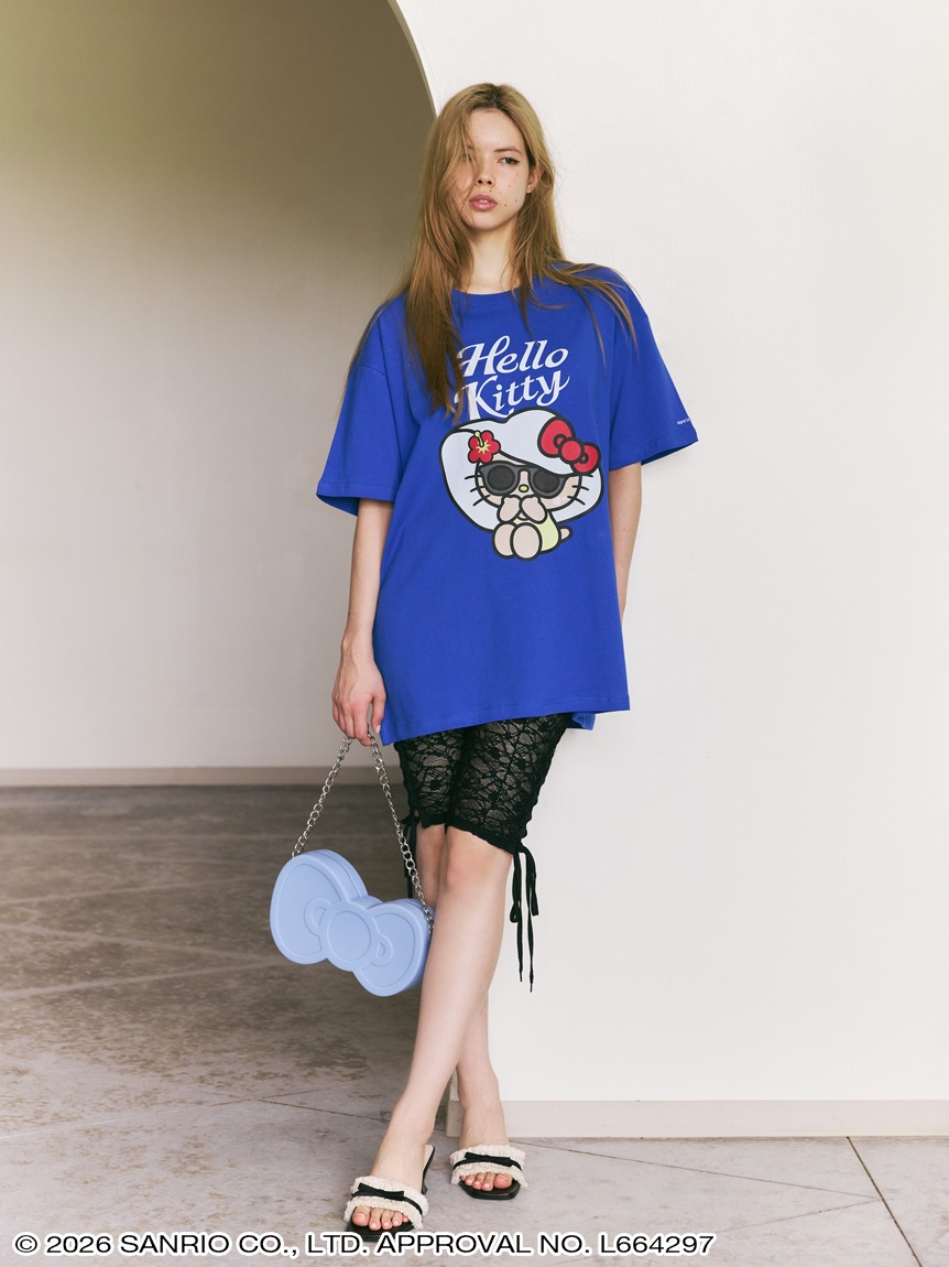  🎀【預訂】Sanrio Summer Beach Club Kitty oversized T-shirt B