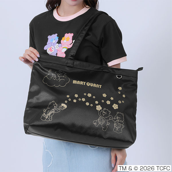 🎀【預訂】MARY QUANT x Care Bears Gold Print Tote BK