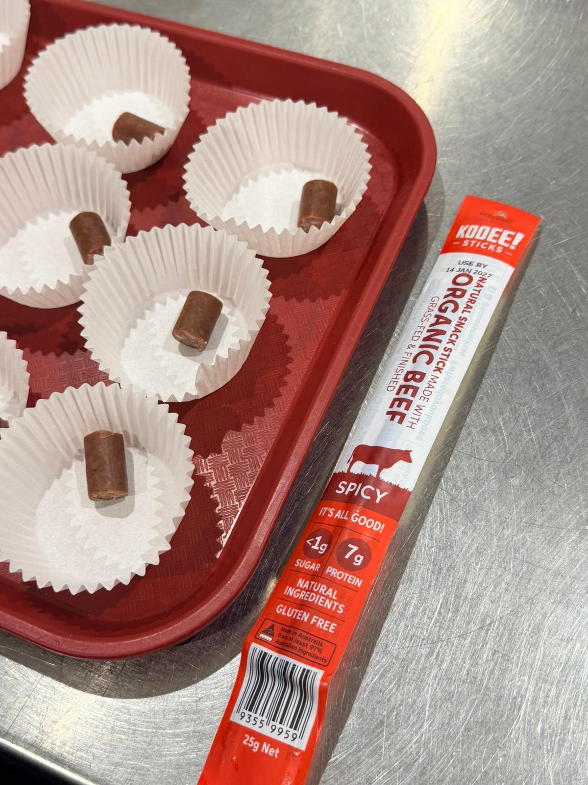 澳洲Costco KOOEE! 有機草飼牛肉能量棒／肉乾棒（香辣味 10 條入）