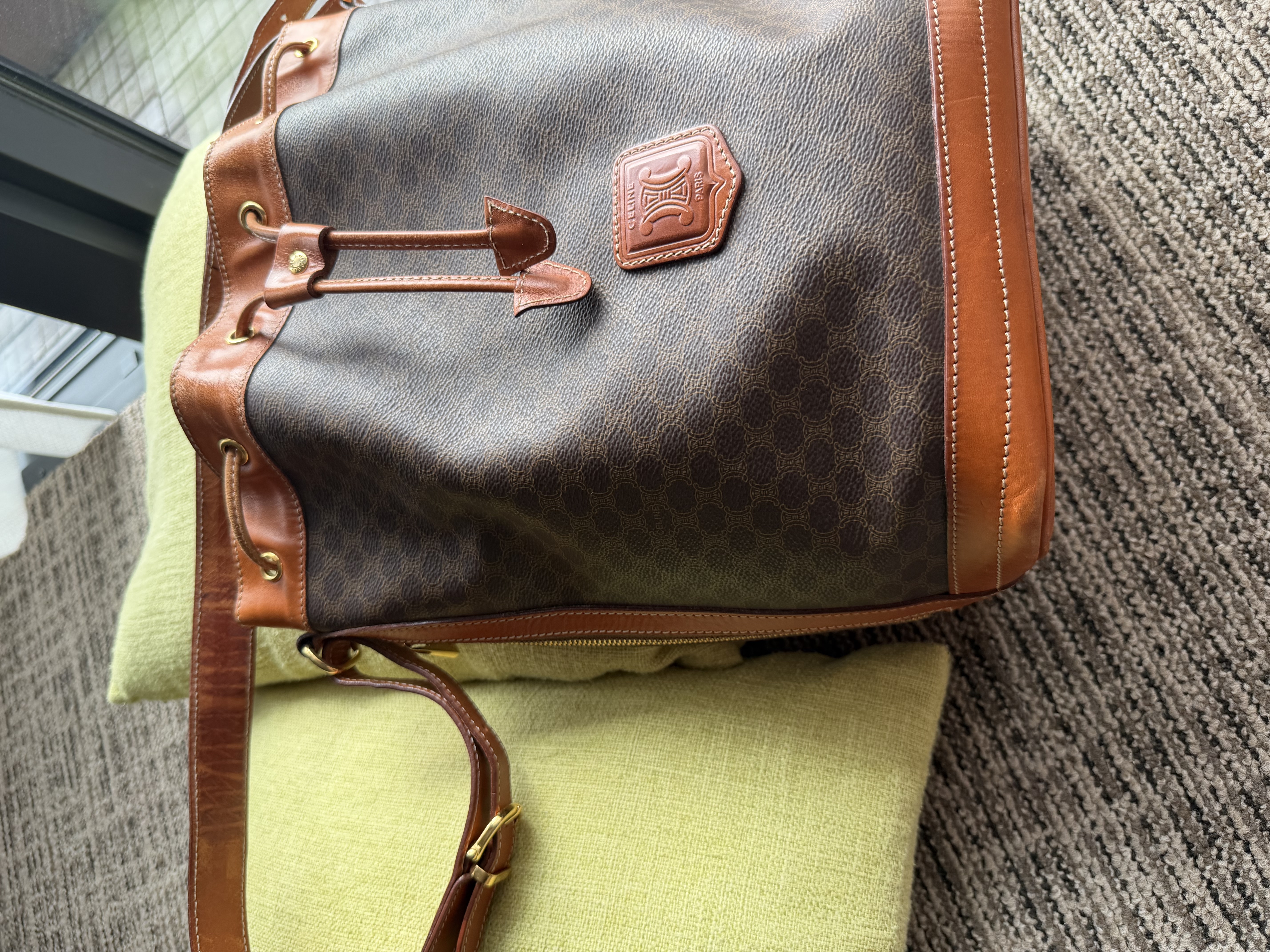 Vintage celine bucket bag