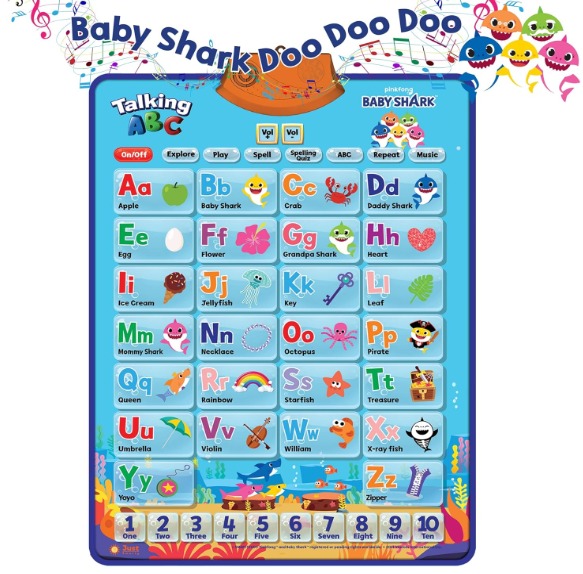 Baby Shark 學習海報