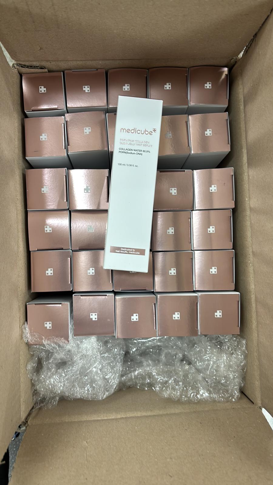 韓國MEDICUBE PDRN膠原蛋白胜肽粉紅果凍噴霧精華100ML