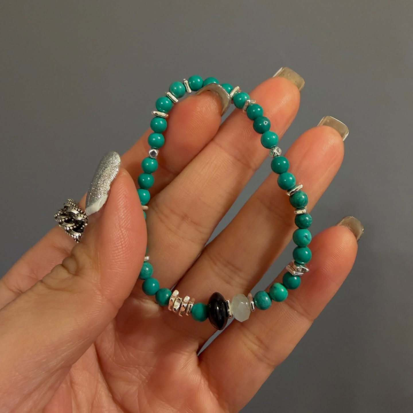 EWB001 綠松石彈性手鏈 