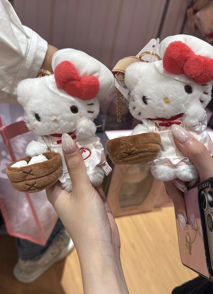 （下星期到貨）🌈上海限定Hello Kitty 早點系列公仔掛飾
