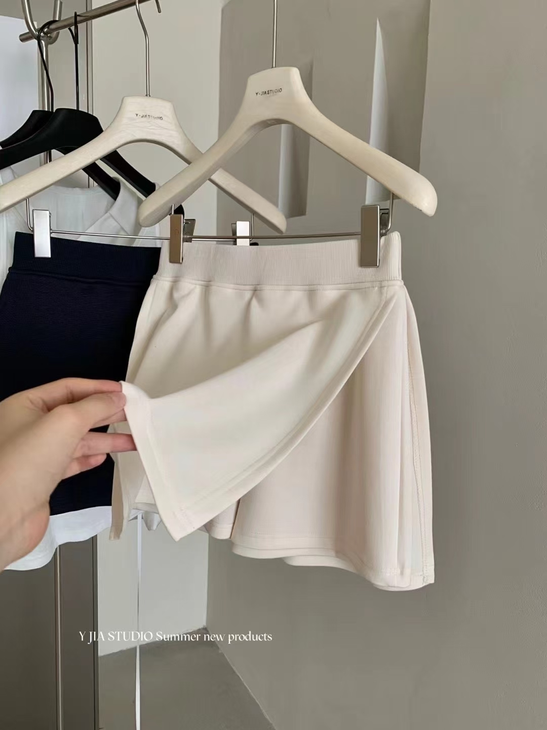 1740 " Creamy Casual Set "奶杏色韩系女主休闲套装