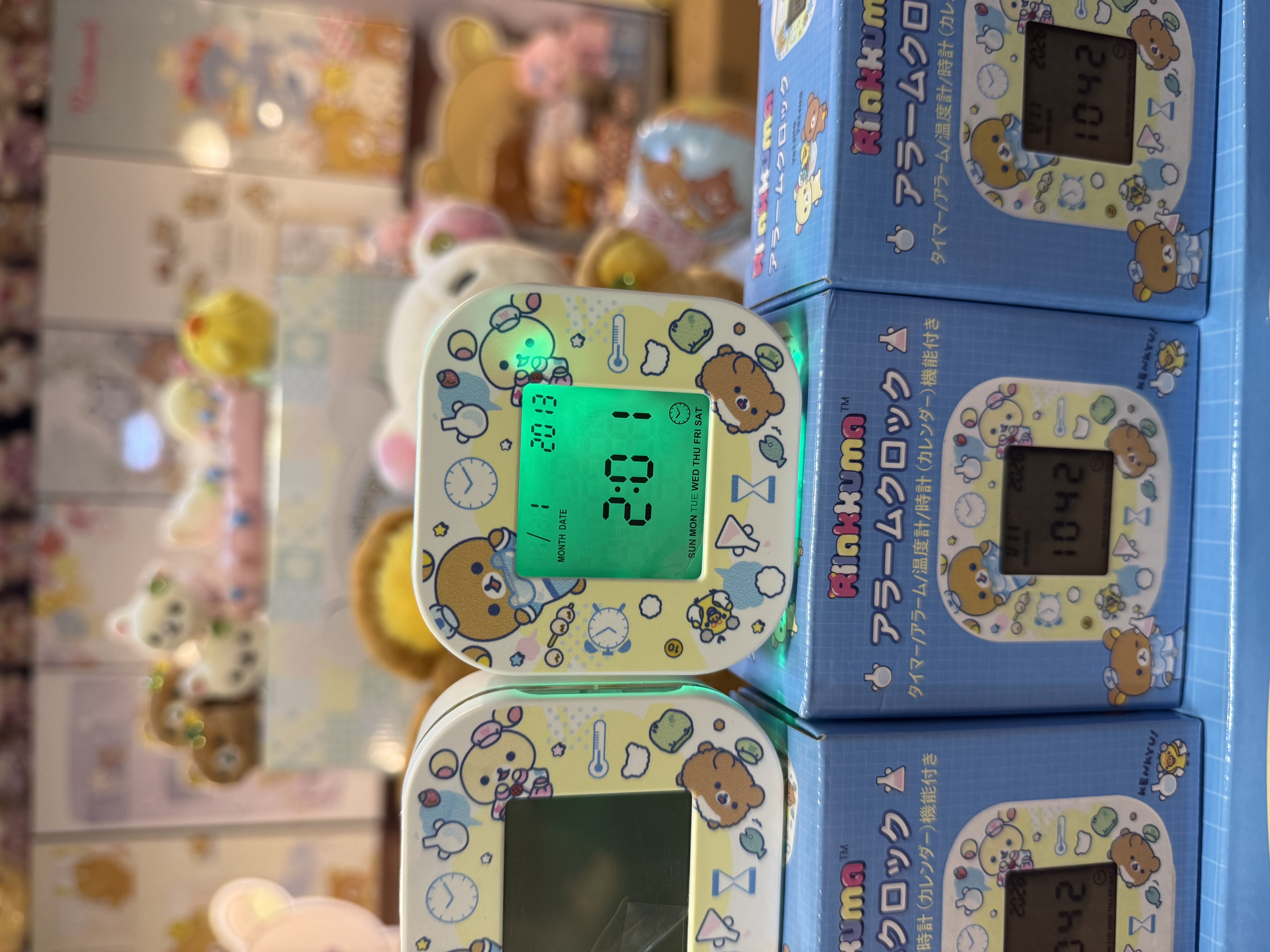 《現貨》全新rilakkuma 實驗室系列鬧鐘 使用3粒AAA電芯（另外配）