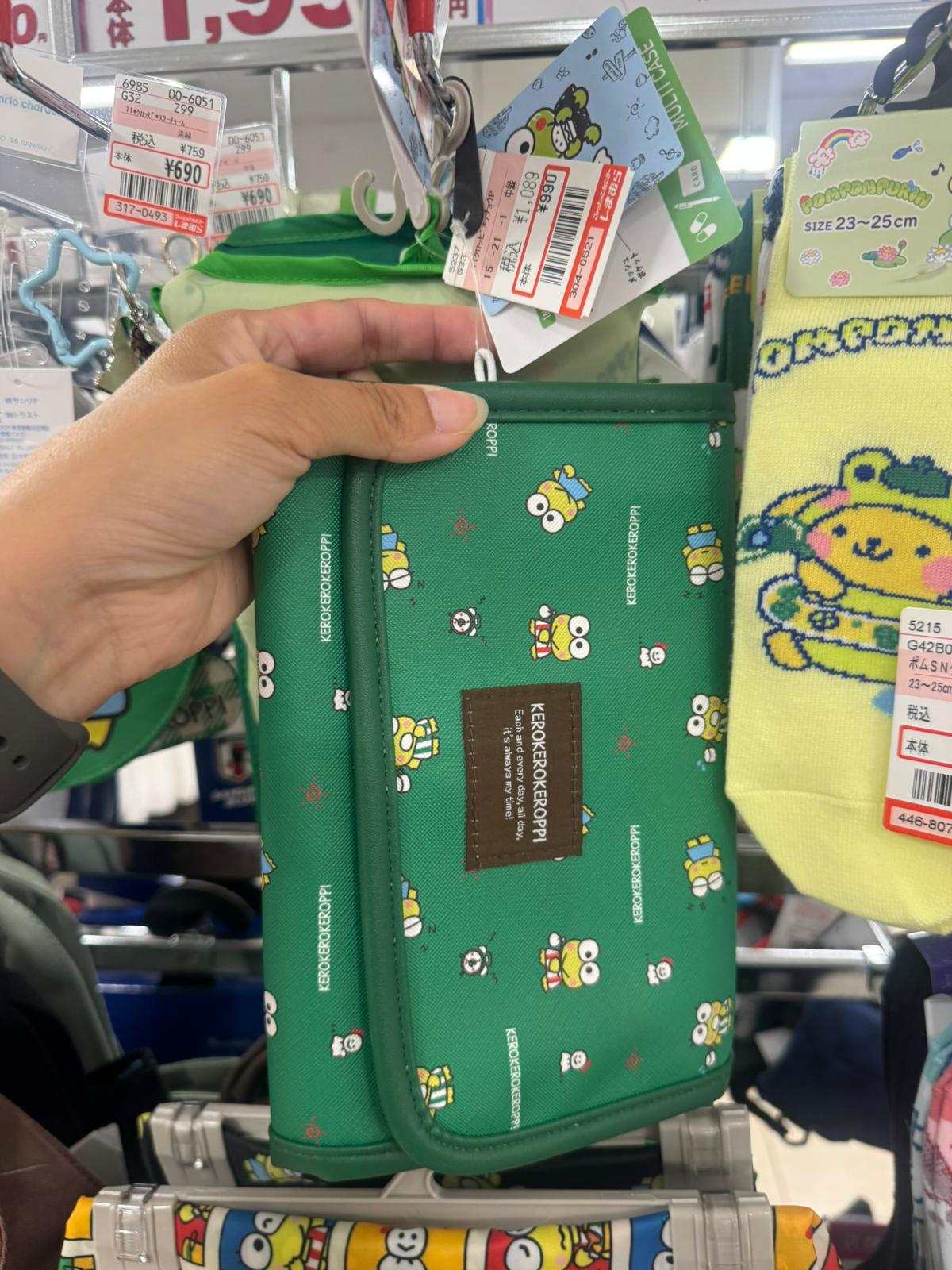 連線商品需補運費 Keroppi 多用途收納袋 (マルチケース)