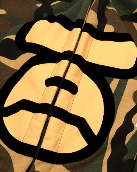 AAPE AAPEUNVS camo zip-up hoodie (D396XXR)