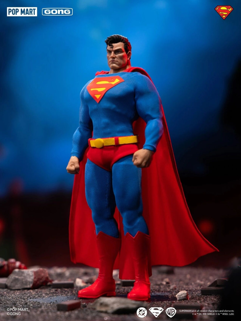 共鳴GONG  1/12 超人 Superman 布衣 《蝙蝠俠·緘默》 可動figure