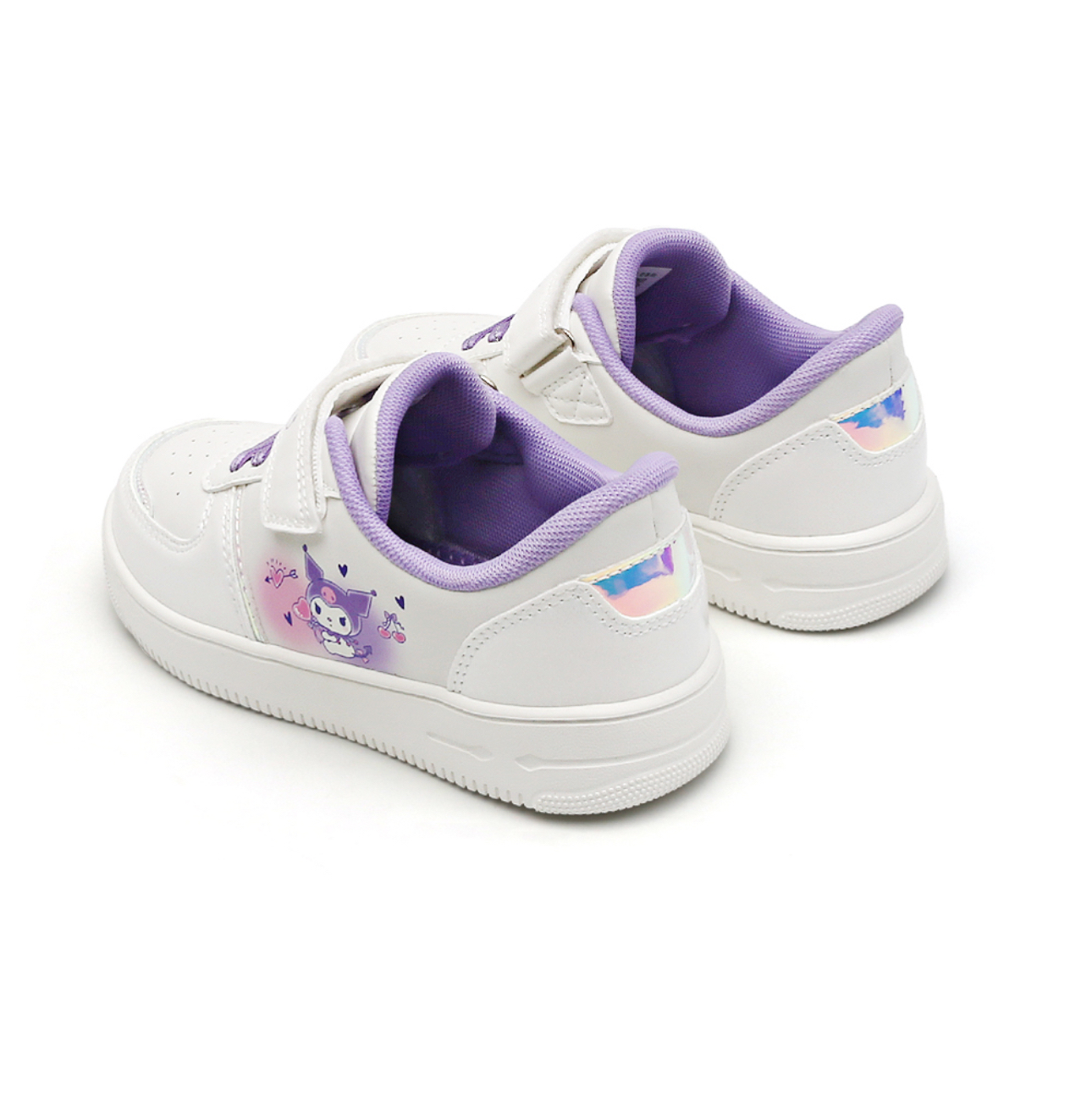 🇰🇷預訂 韓國直送🇰🇷Sanrio Kuromi人物印花魔術貼波鞋