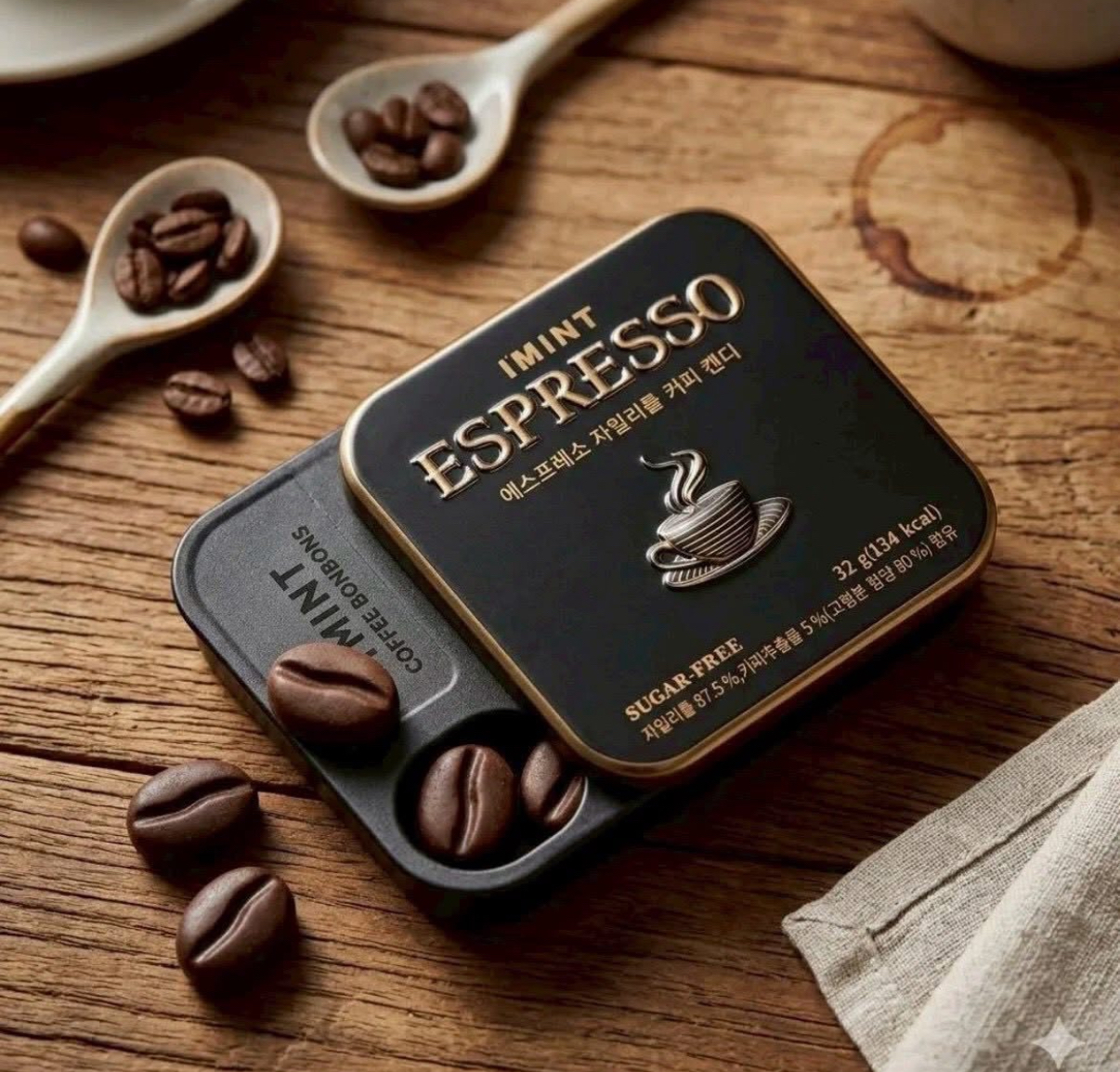 韓國CU最近爆紅的咖啡糖