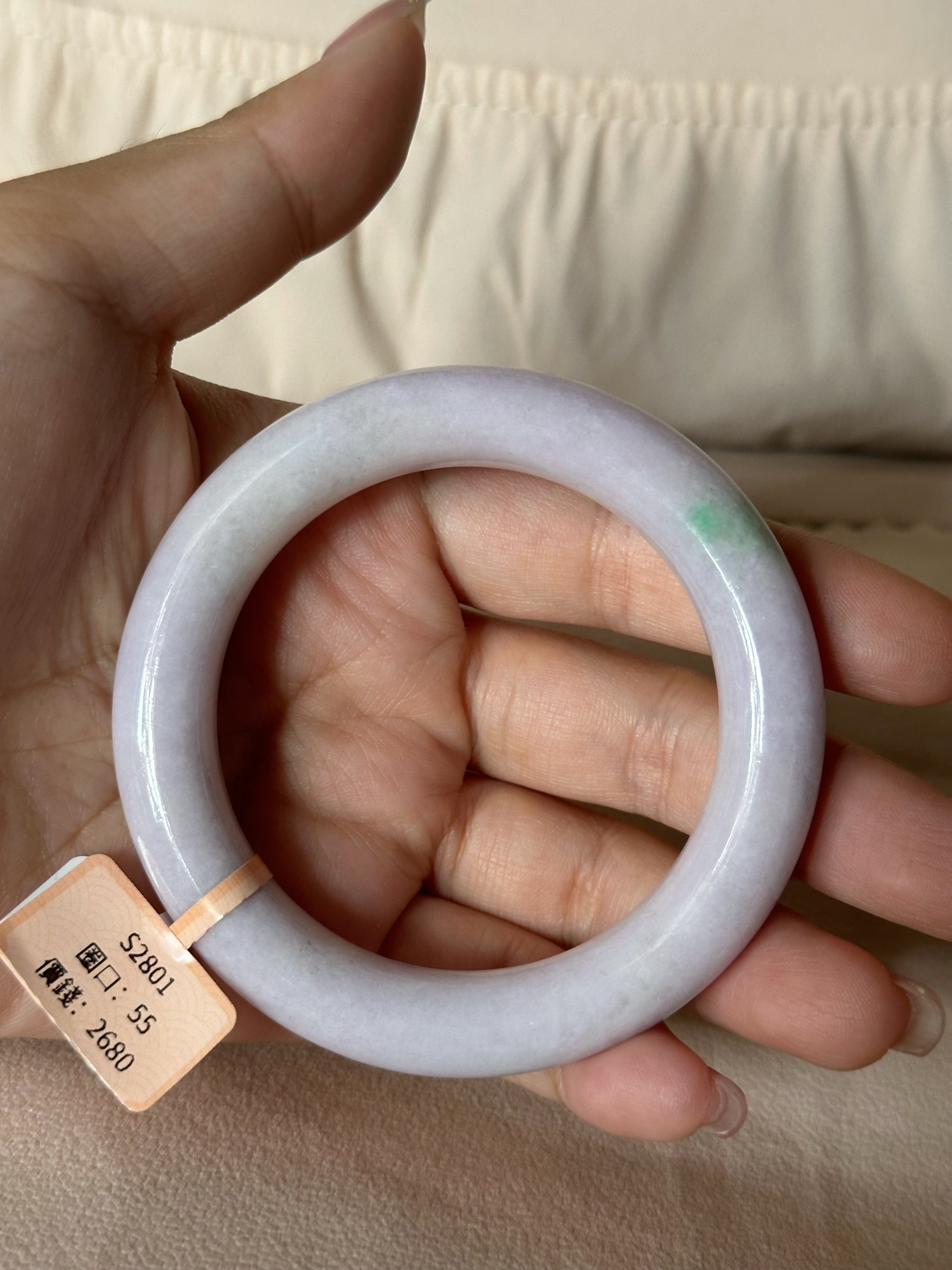 55櫻花粉紫胖圓條