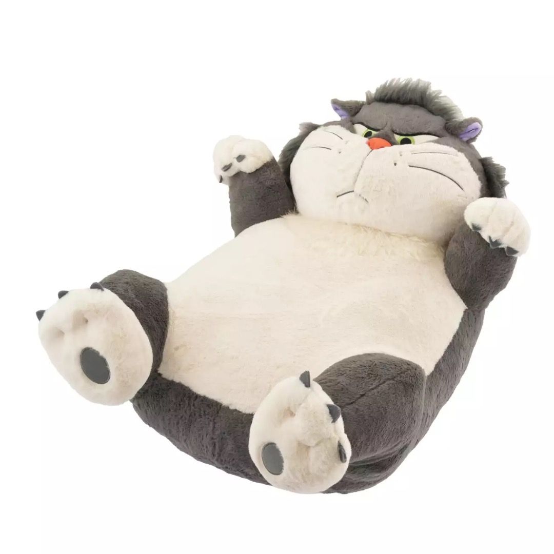 📦預訂 日本代購 Tokyo Disney 東京迪士尼 DISNEY CAT DAY Lucifer 魯斯佛 路西法貓 超大毛絨公仔坐墊🧸