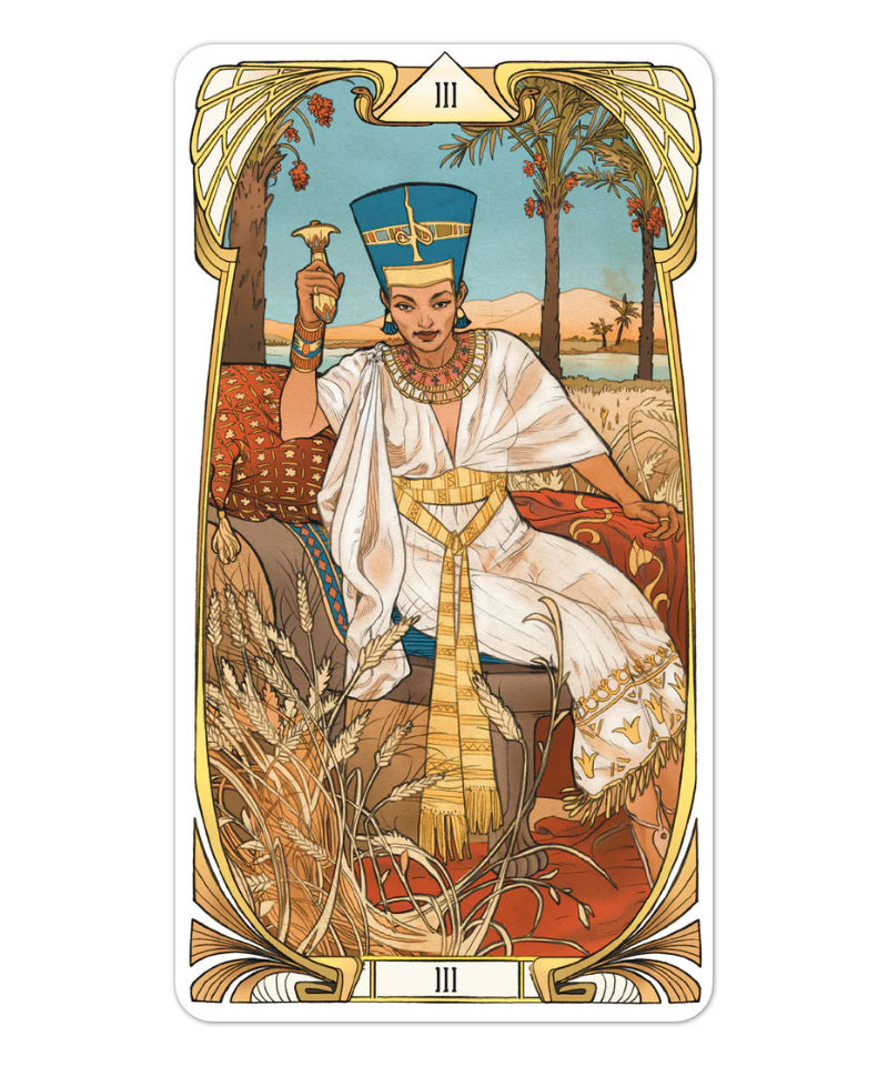 埃及新藝術風格塔羅牌｜Egyptian Art Nouveau Tarot