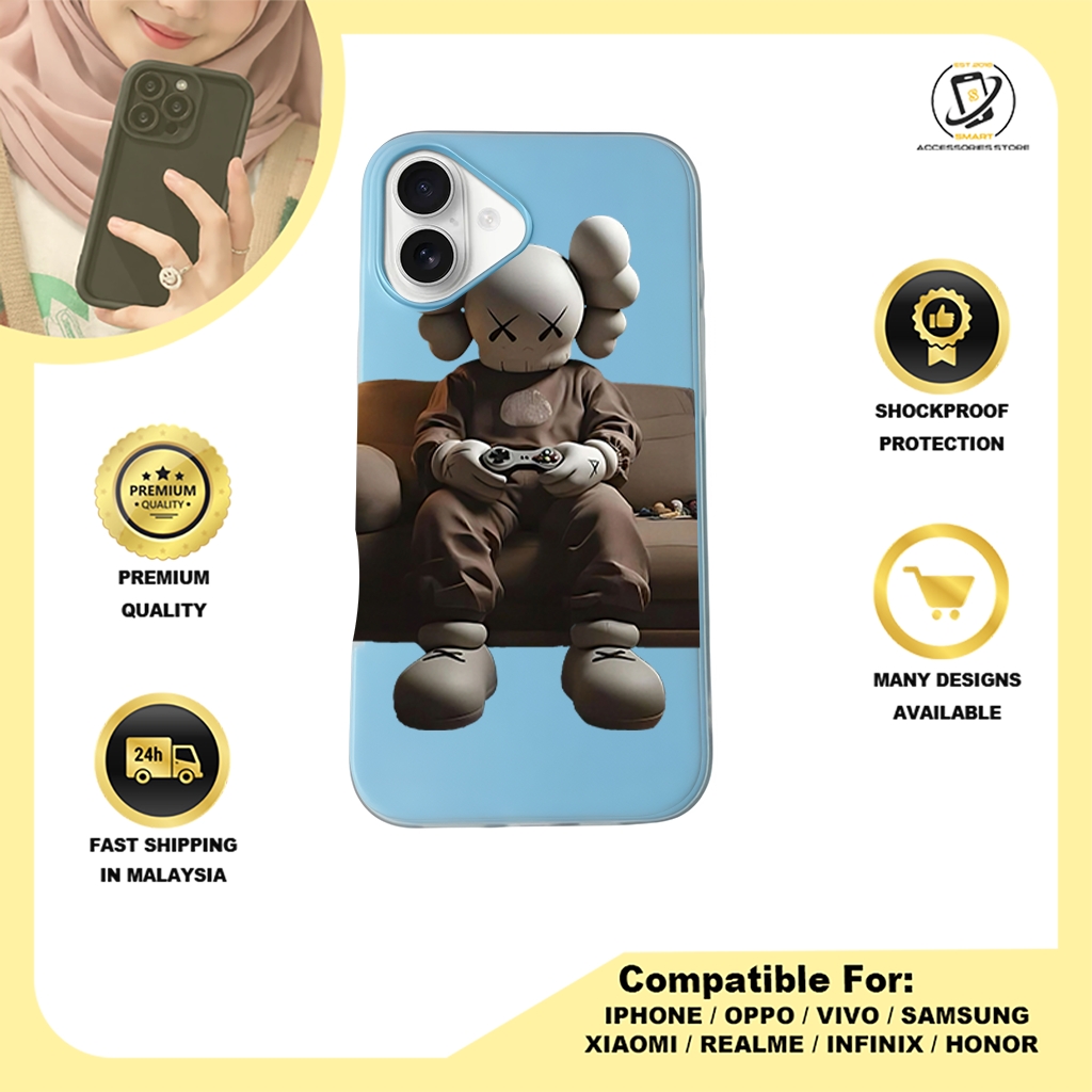 JELLY CASE PHONE FOR IPHONE - DESIGN KAWS A