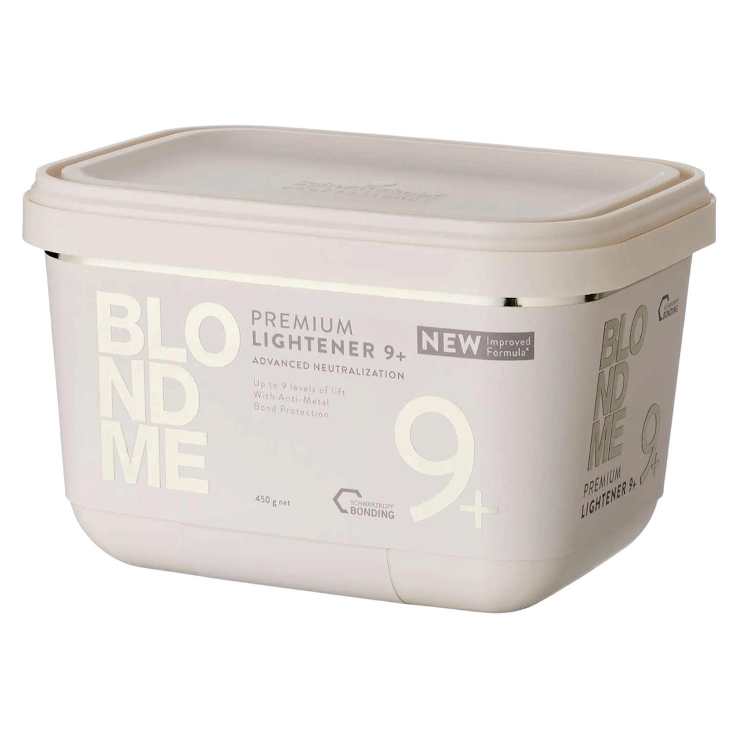 Schwarzkopf Professional Blondme Premium Lightener 9+ (NEW Improved Formula) 施華蔻黑人頭專業高級9度去淺黃金漂粉 （全新升級配方） 450g  