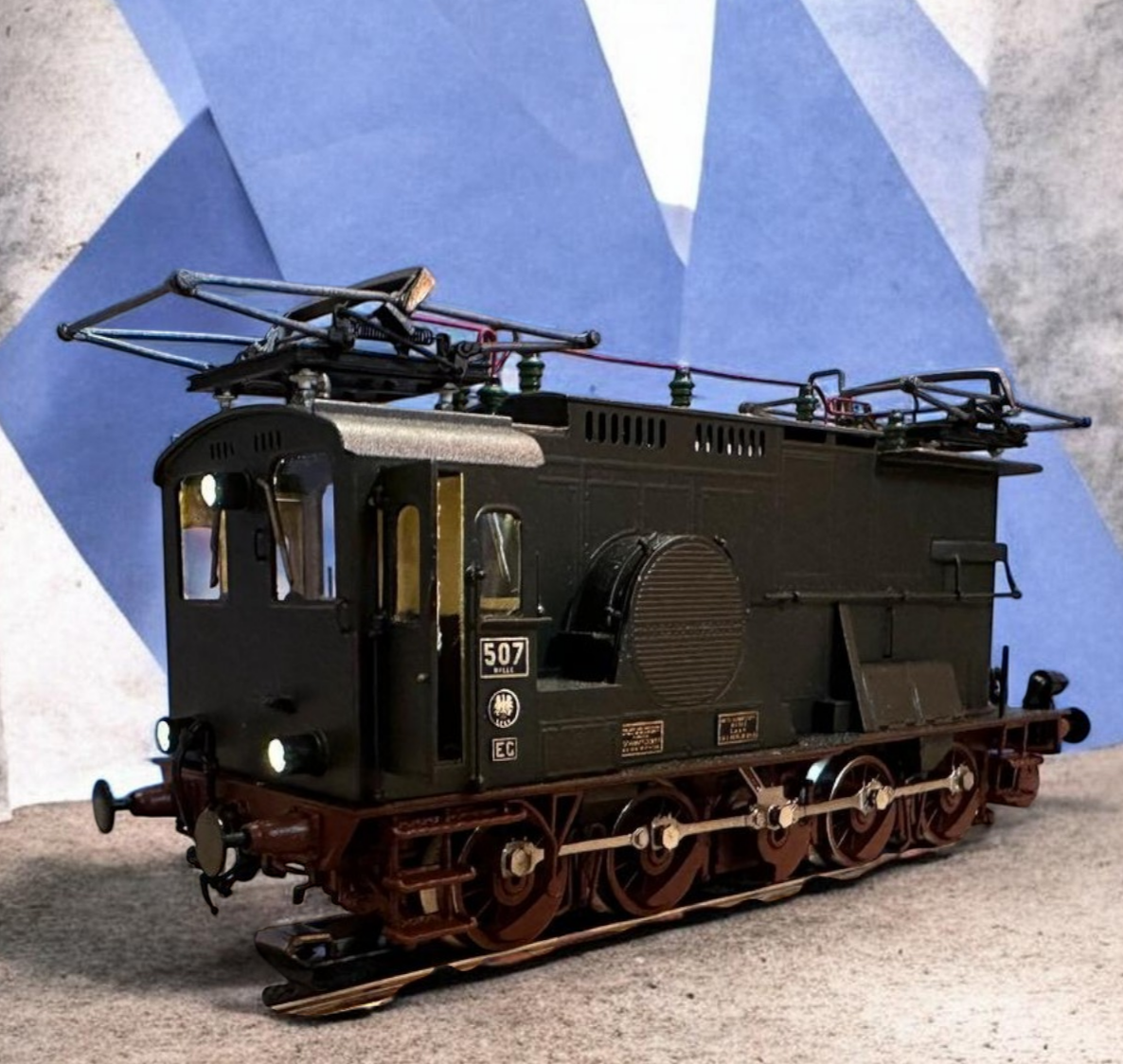 EG 507 KPEV Brass HO 2-Rail DCC