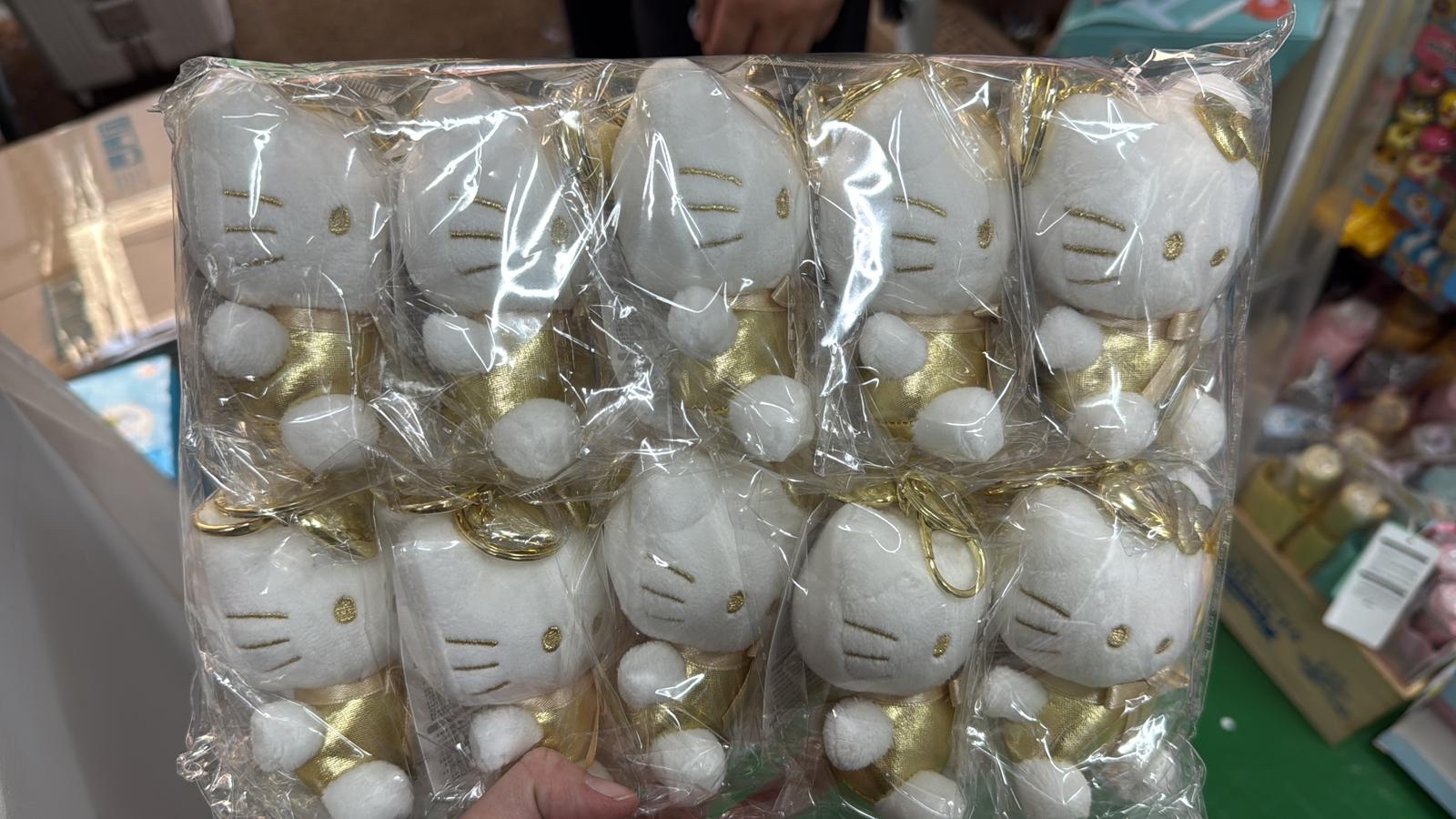 *🇰🇷🆕韓國直送限定金色😍限量版😍金色閃閃Sanrio 8cm 鎖匙扣*