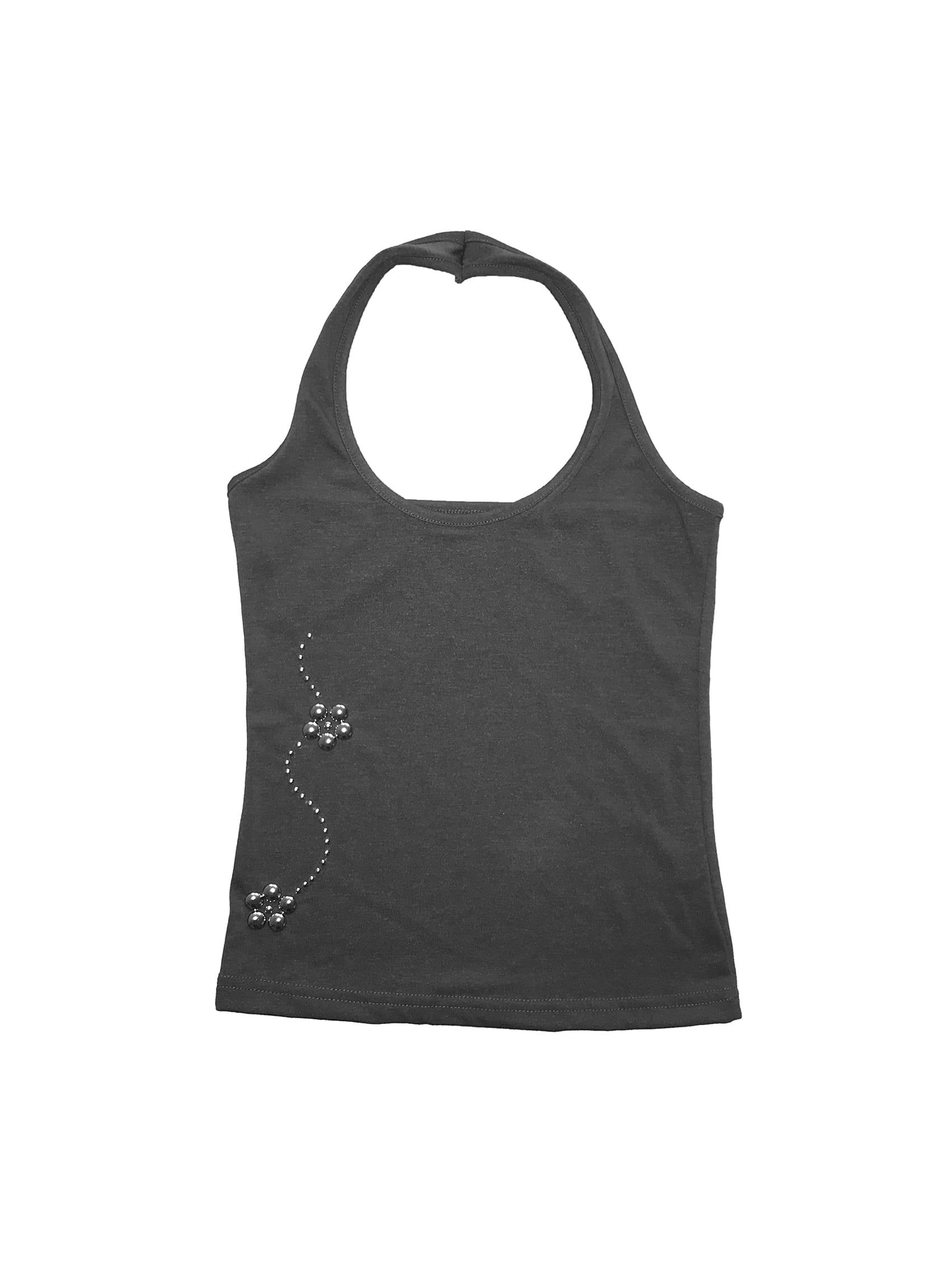 Blossom Studded Halter Top