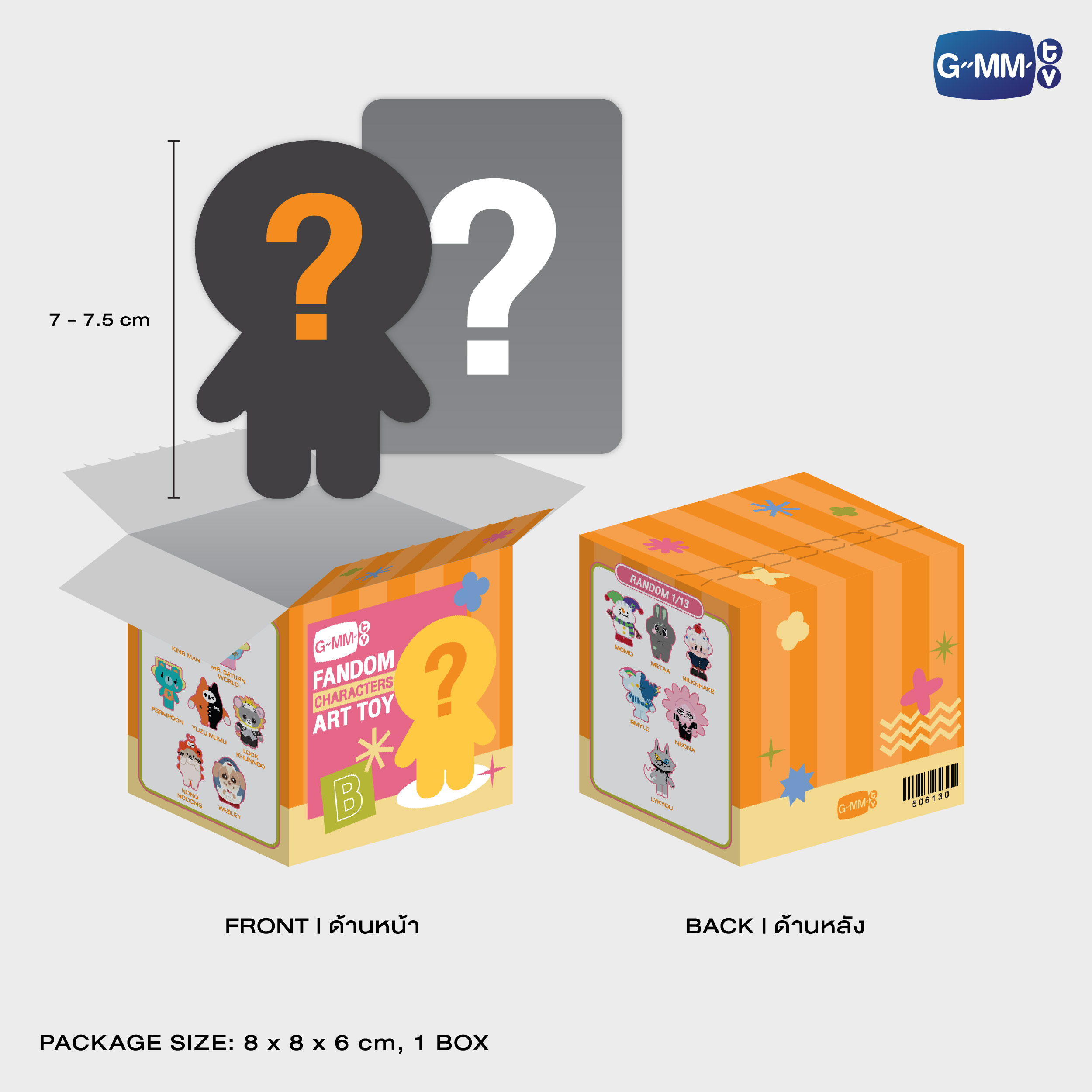 FANDOM CHARACTER RANDOM ART TOY (BOX B) | SINGLE BOX