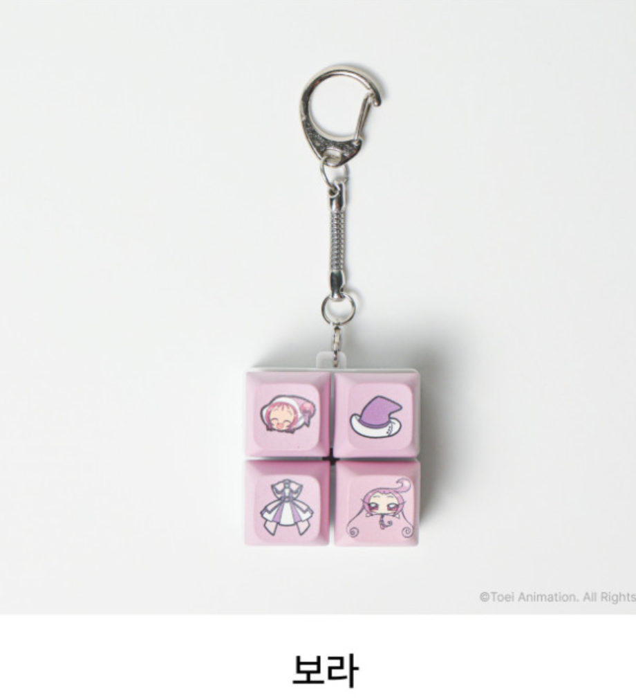 《Pre-Order》Keycap Keyring 閃燈鍵帽匙扣｜韓國 Lotte Cinema X 小魔女DoReMi (26D45-P)