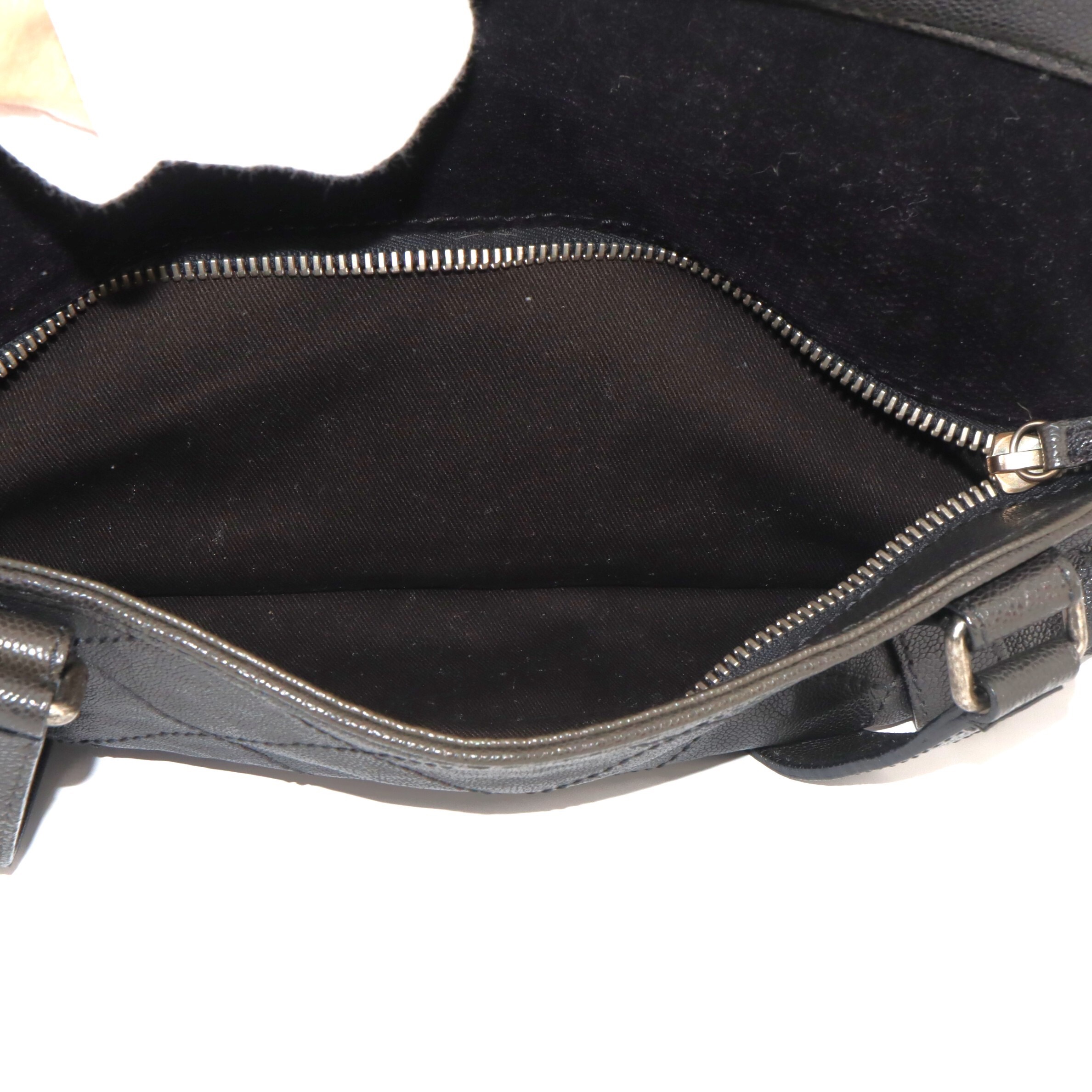 Chanel 2.55 Caviar Mademoiselle Lock Bowling Bag