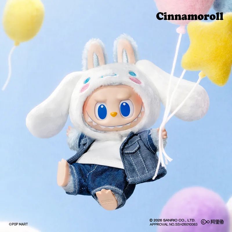 原裝正版 Pop Mart 泡泡瑪特  labubu sanrio合作系列公仔掛飾 隨機抽出