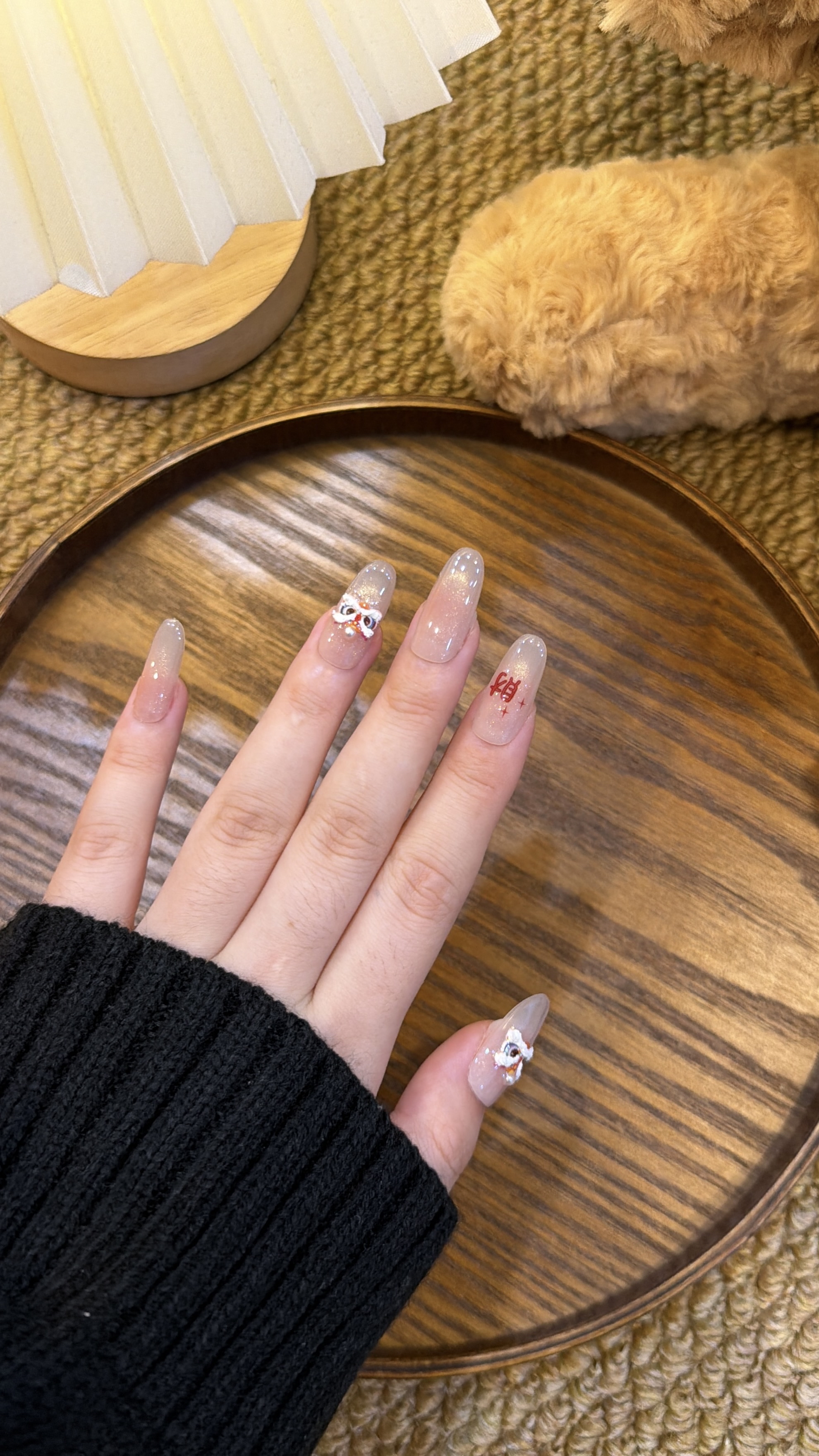 小狮来财 中椭圆