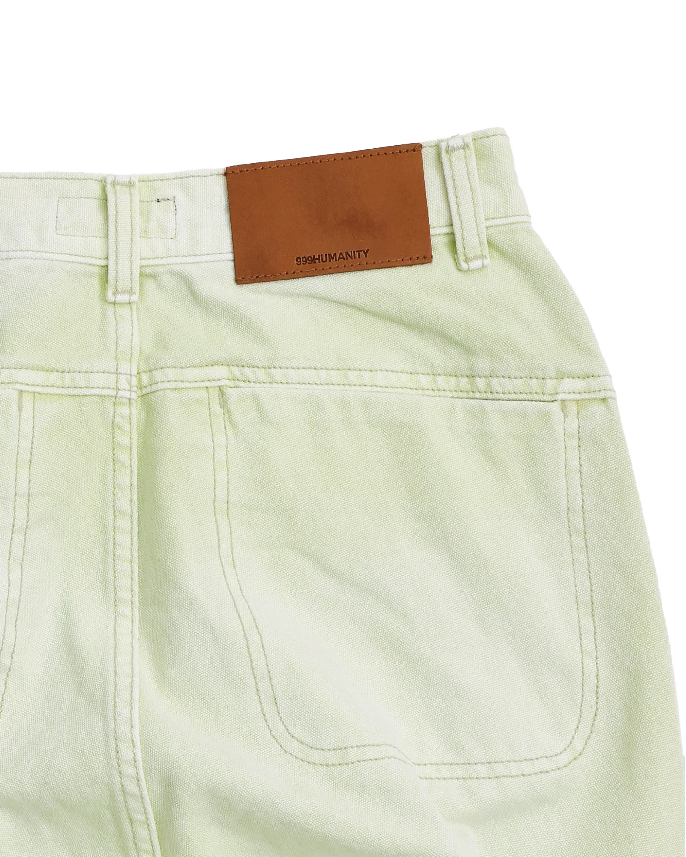 999HUMANITY - WASHED CANVAS PANT (LIGHT GREEN)