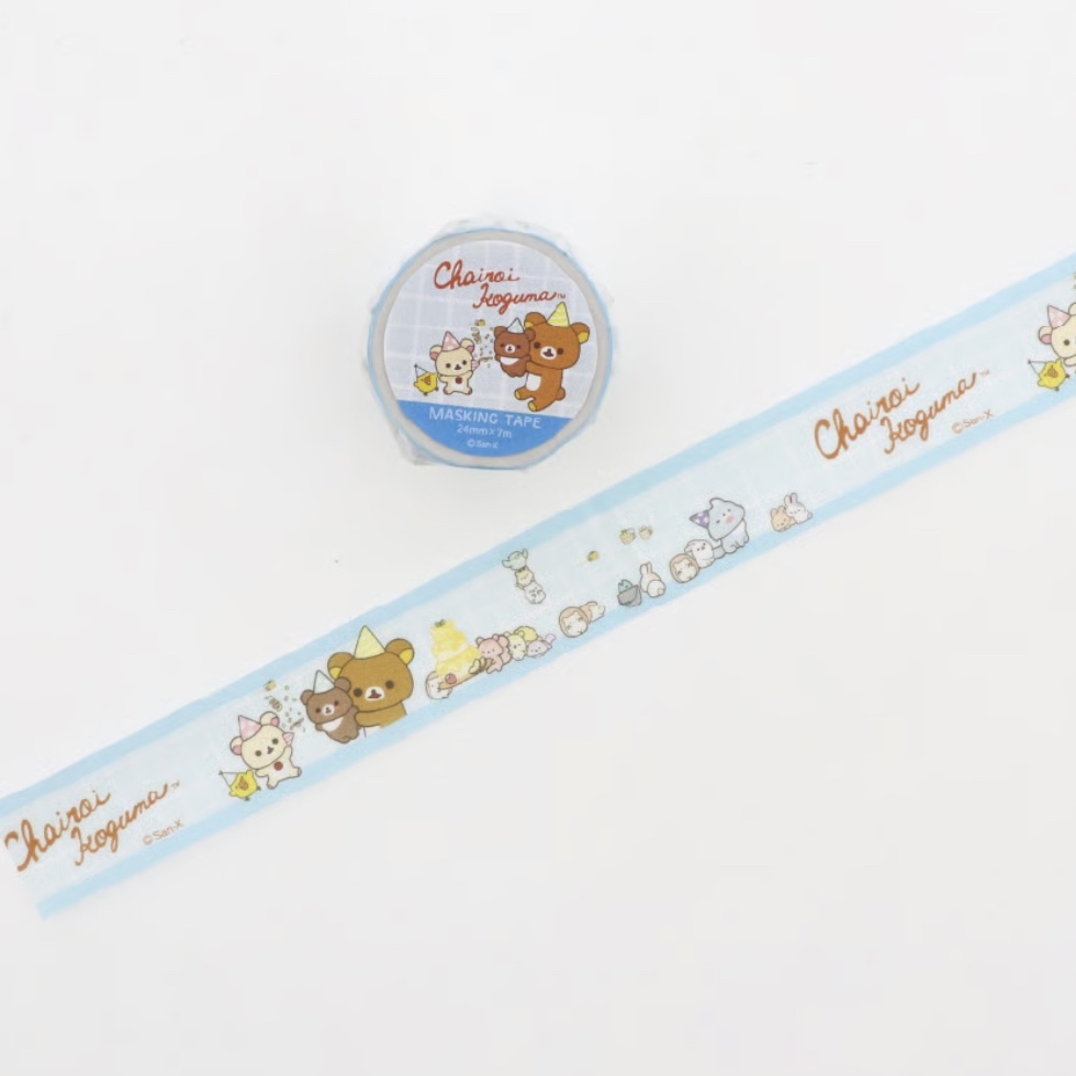 鬆弛熊 細佬熊限定 紙膠帶｜預訂