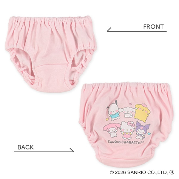🇯🇵預訂 日本直送🇯🇵Sanrio人物滿印女童內褲三件套裝
