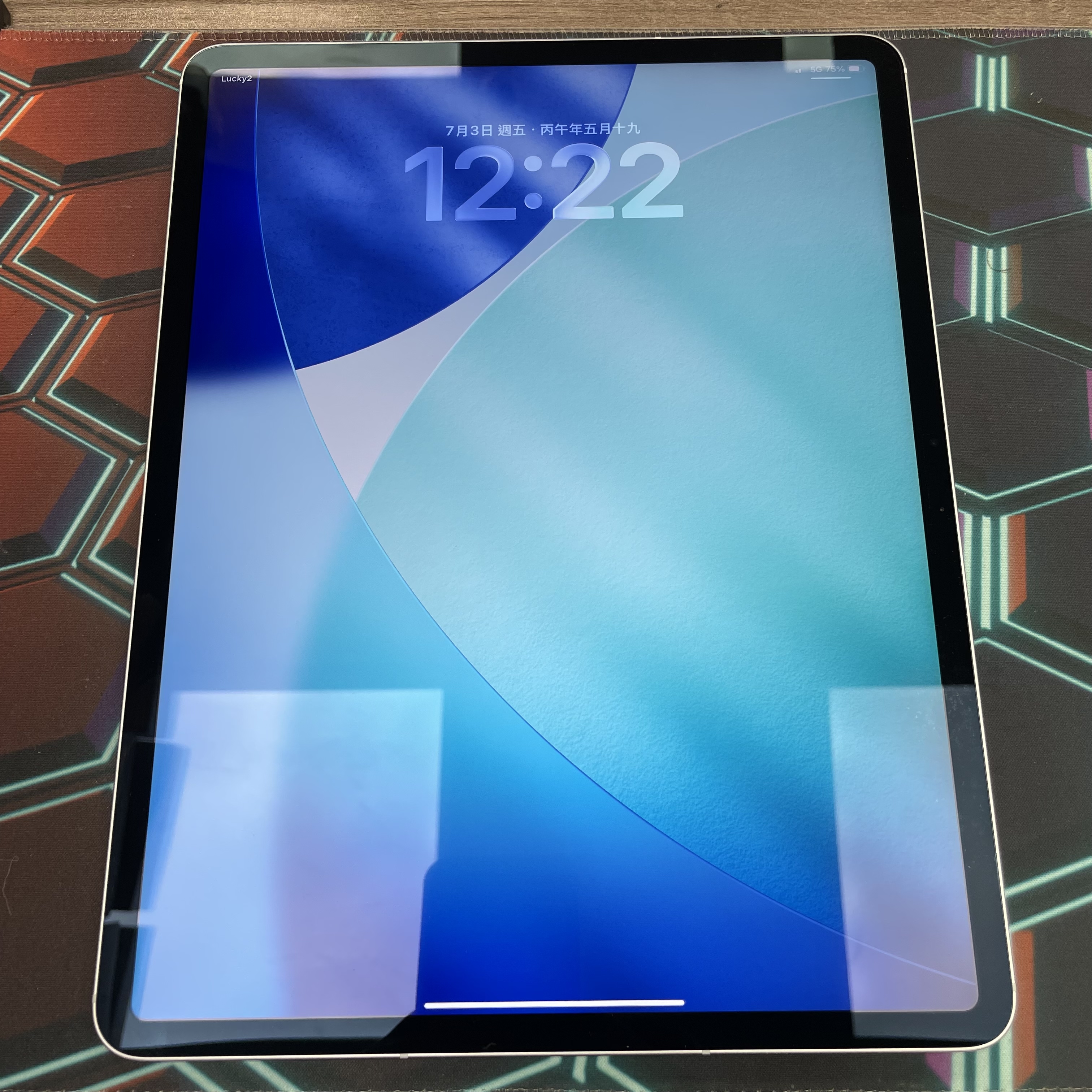 *6889 iPad Air 7 13吋 M3 完美機 128GB 5G版 藍色 blue