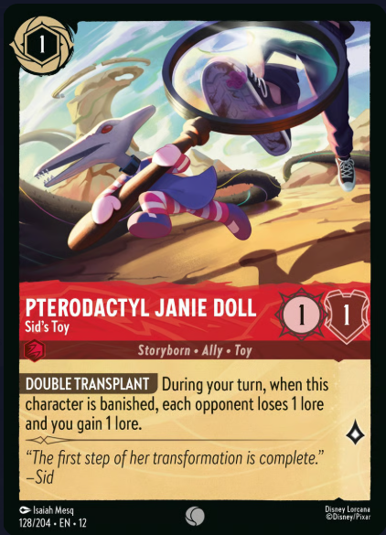 128/204 Pterodactyl Janie Doll - Sid's Toy C