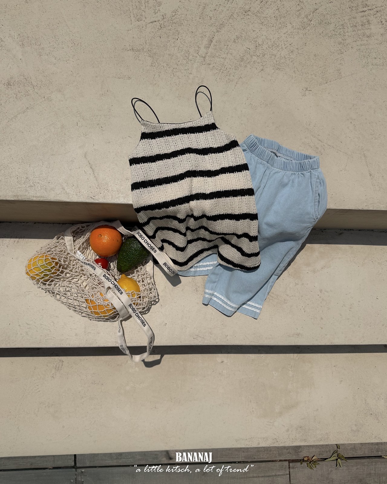 Bananaj | Stripe (Ivory L110-120/XL120-130)