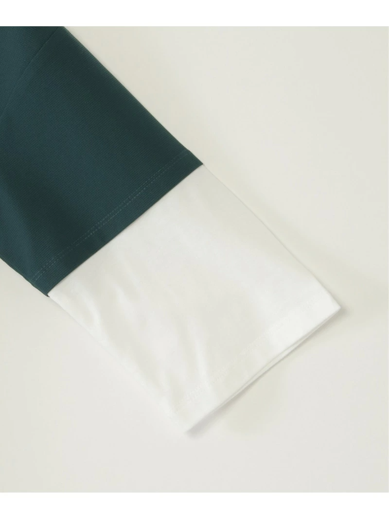 🆕【⭐訂購⭐】  日本直送🌀接觸涼感 疊層六分袖 連帽衫［2款選］🌀[ELDA-0017][260503]