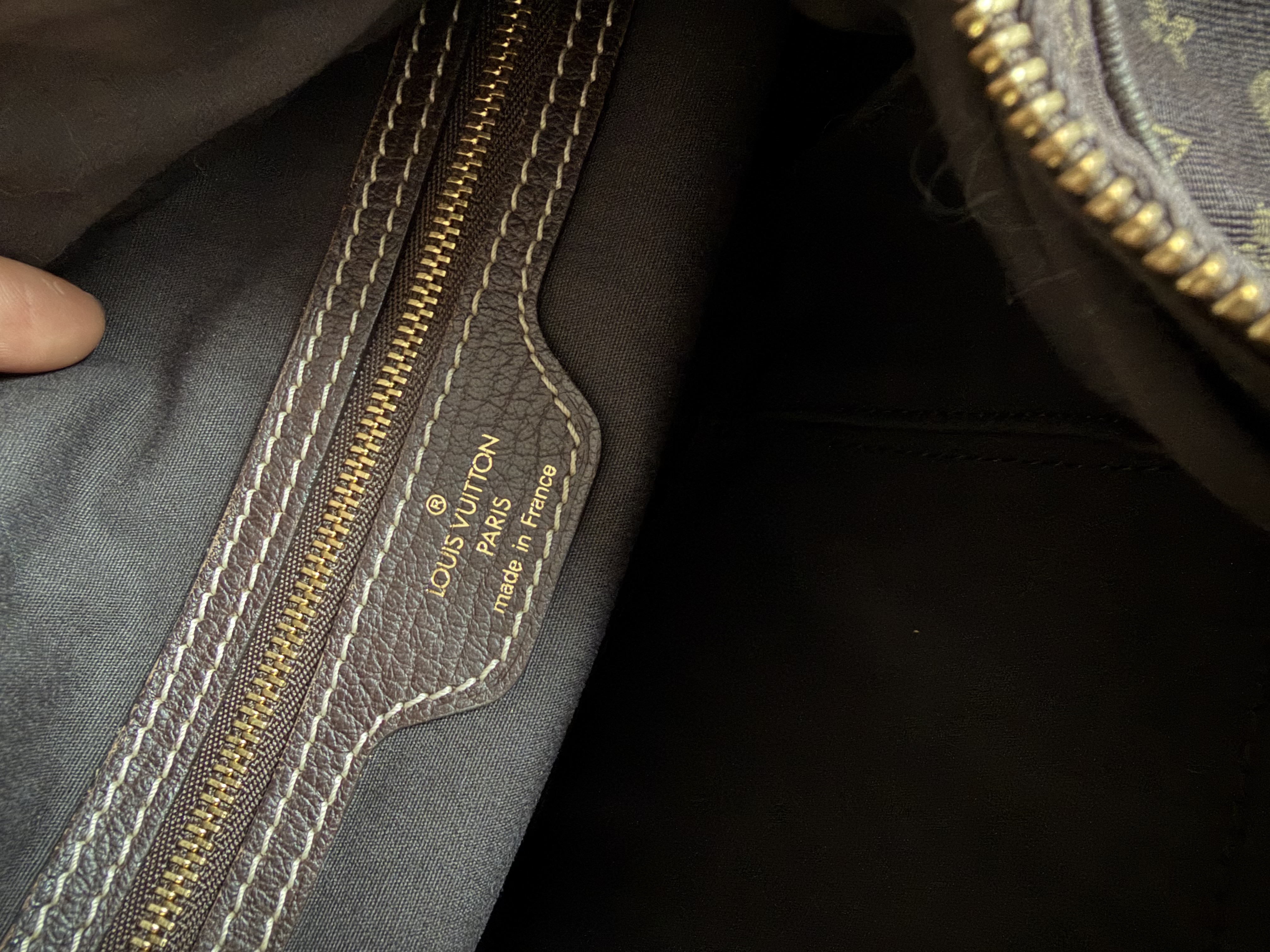 LOUIS VUITTON Monogram Mini Lin Boulogne bag