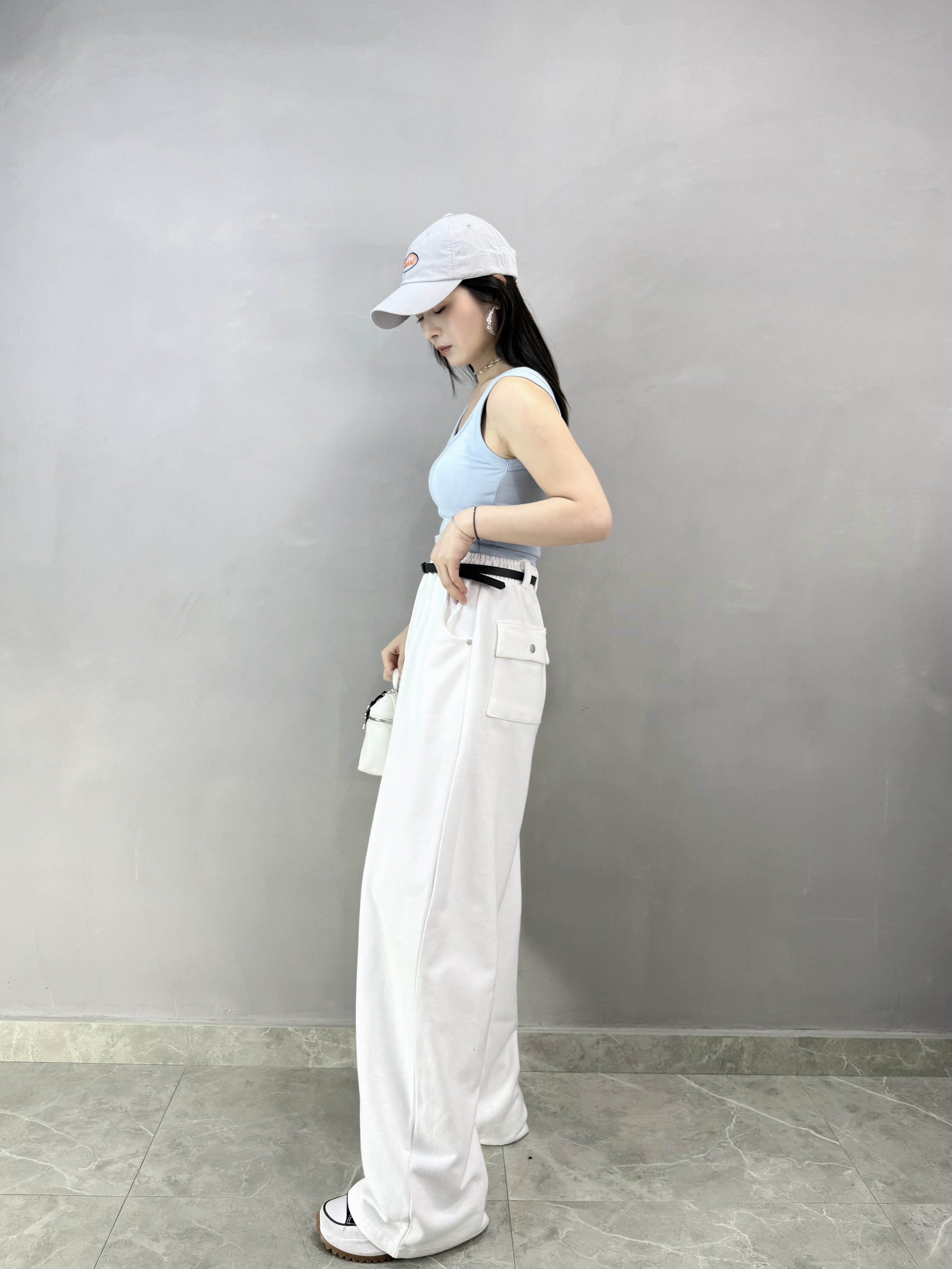 I66 棉質背心中長Bra Top