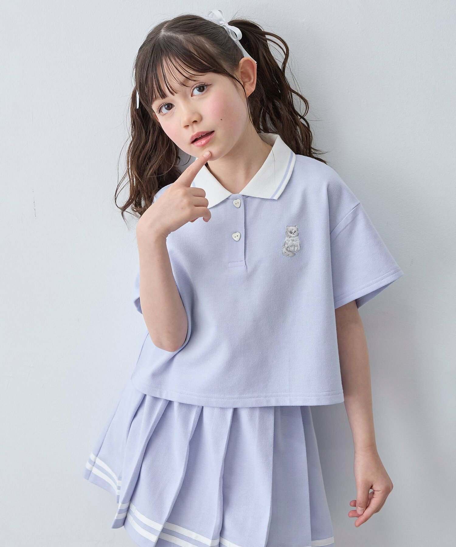 🆕【⭐訂購⭐】🌀 🇯🇵 日本直送 貓咪刺繡 吸濕速乾短款 Polo tee ［3款選］🌀[ELJA-0212][261123]