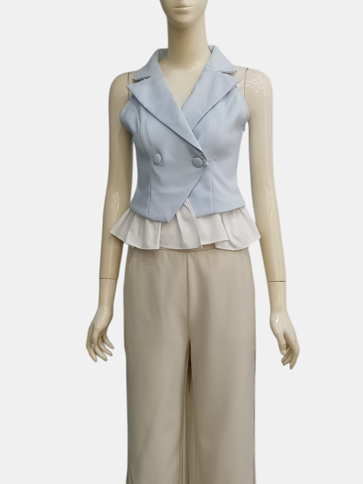 Elegant Edge Vest Top M203