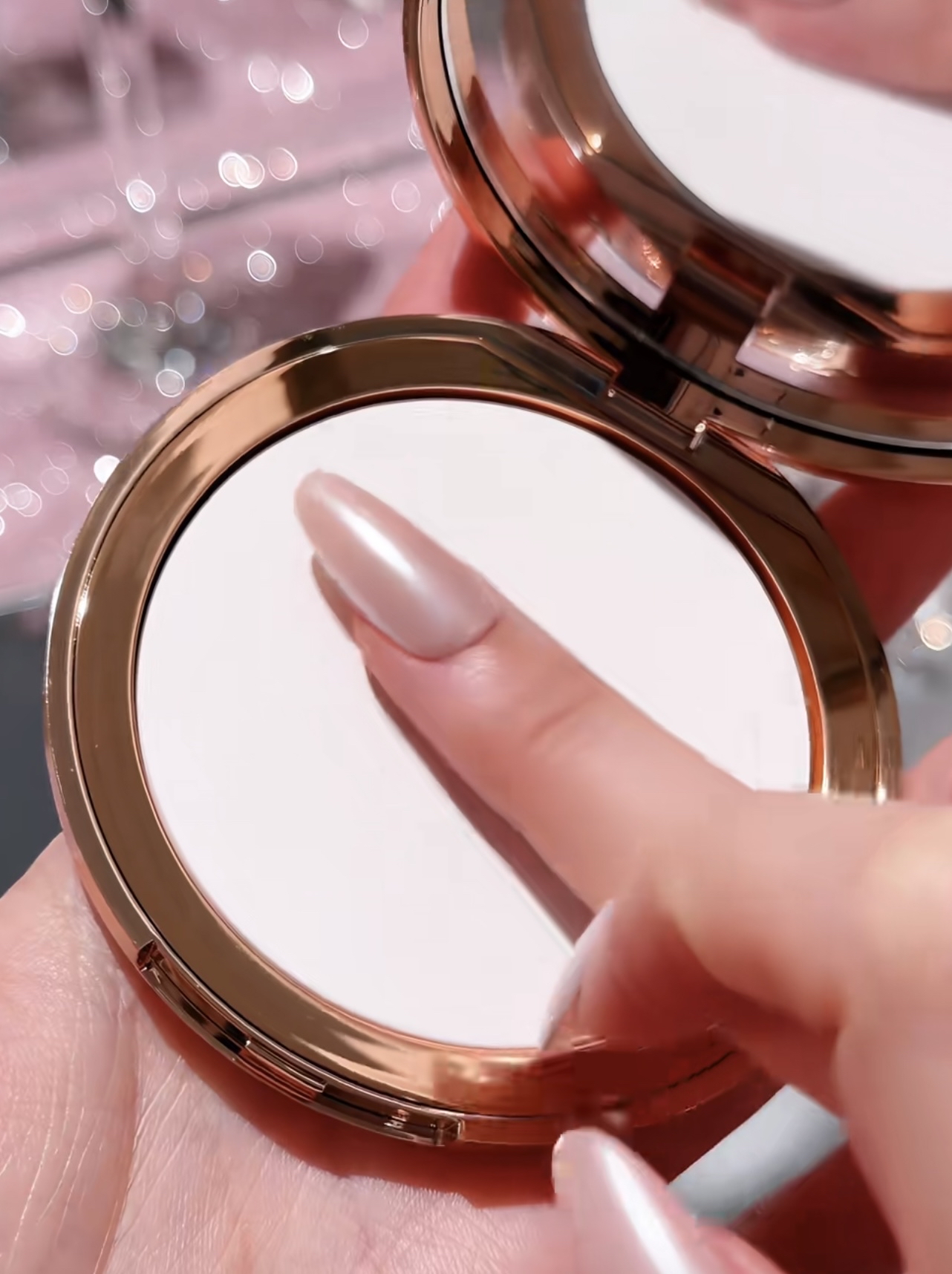 ✨限定版❗️CT Charlotte Tilbury 流沙限定粉餅 小銀盤